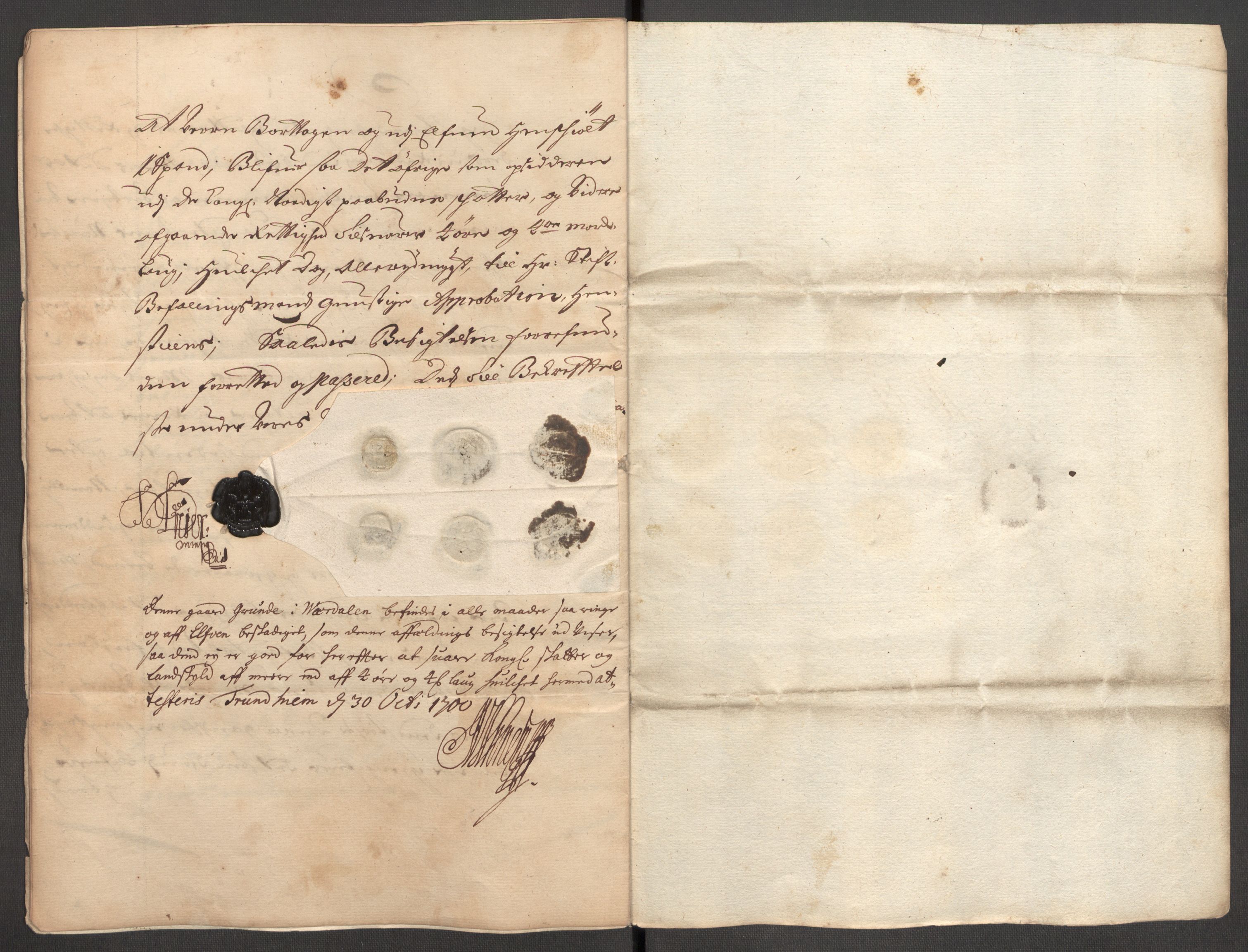 Rentekammeret inntil 1814, Reviderte regnskaper, Fogderegnskap, AV/RA-EA-4092/R62/L4192: Fogderegnskap Stjørdal og Verdal, 1700, p. 255