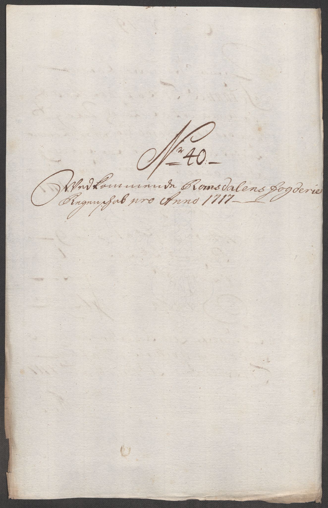 Rentekammeret inntil 1814, Reviderte regnskaper, Fogderegnskap, AV/RA-EA-4092/R55/L3664: Fogderegnskap Romsdal, 1717, p. 212