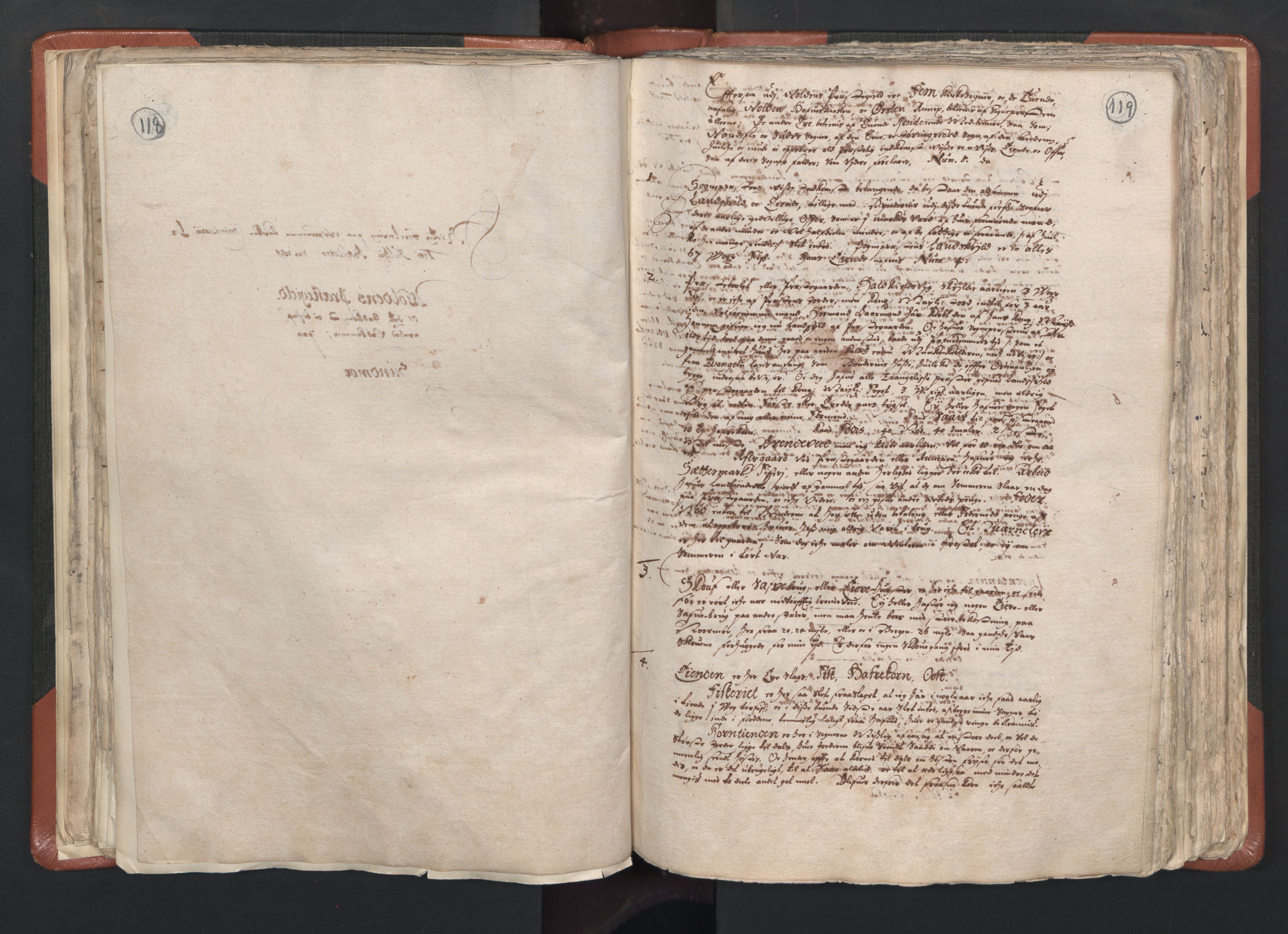 RA, Vicar's Census 1664-1666, no. 26: Sunnmøre deanery, 1664-1666, p. 118-119