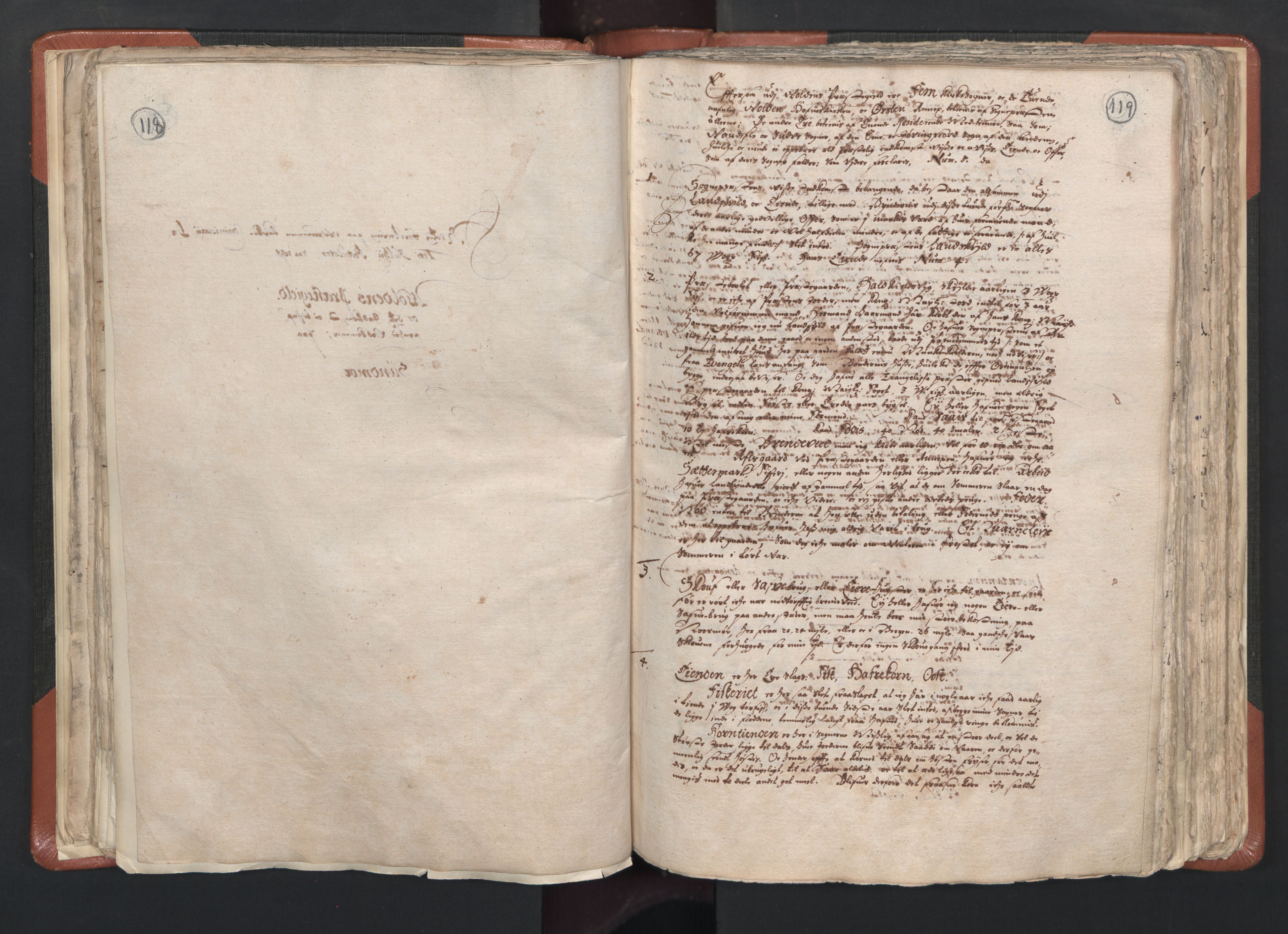 RA, Vicar's Census 1664-1666, no. 26: Sunnmøre deanery, 1664-1666, p. 118-119