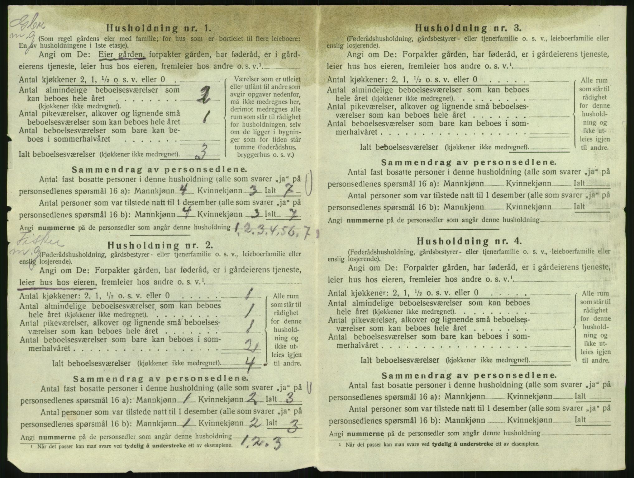 SAT, 1920 census for Leiranger, 1920, p. 32