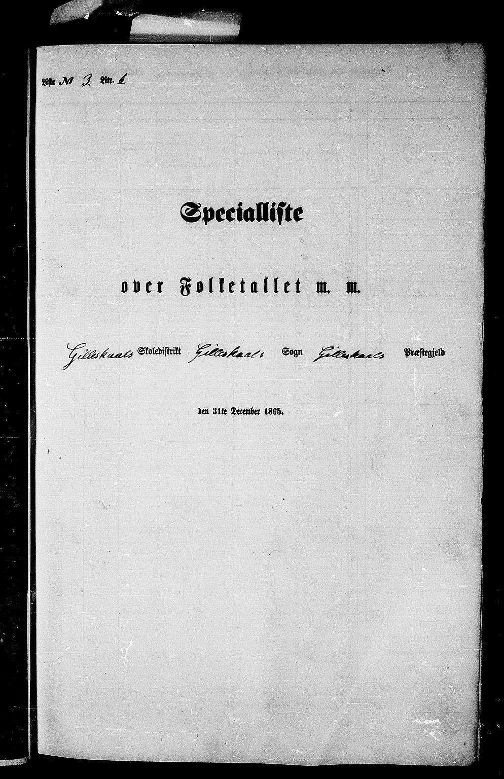 RA, 1865 census for Gildeskål, 1865, p. 49