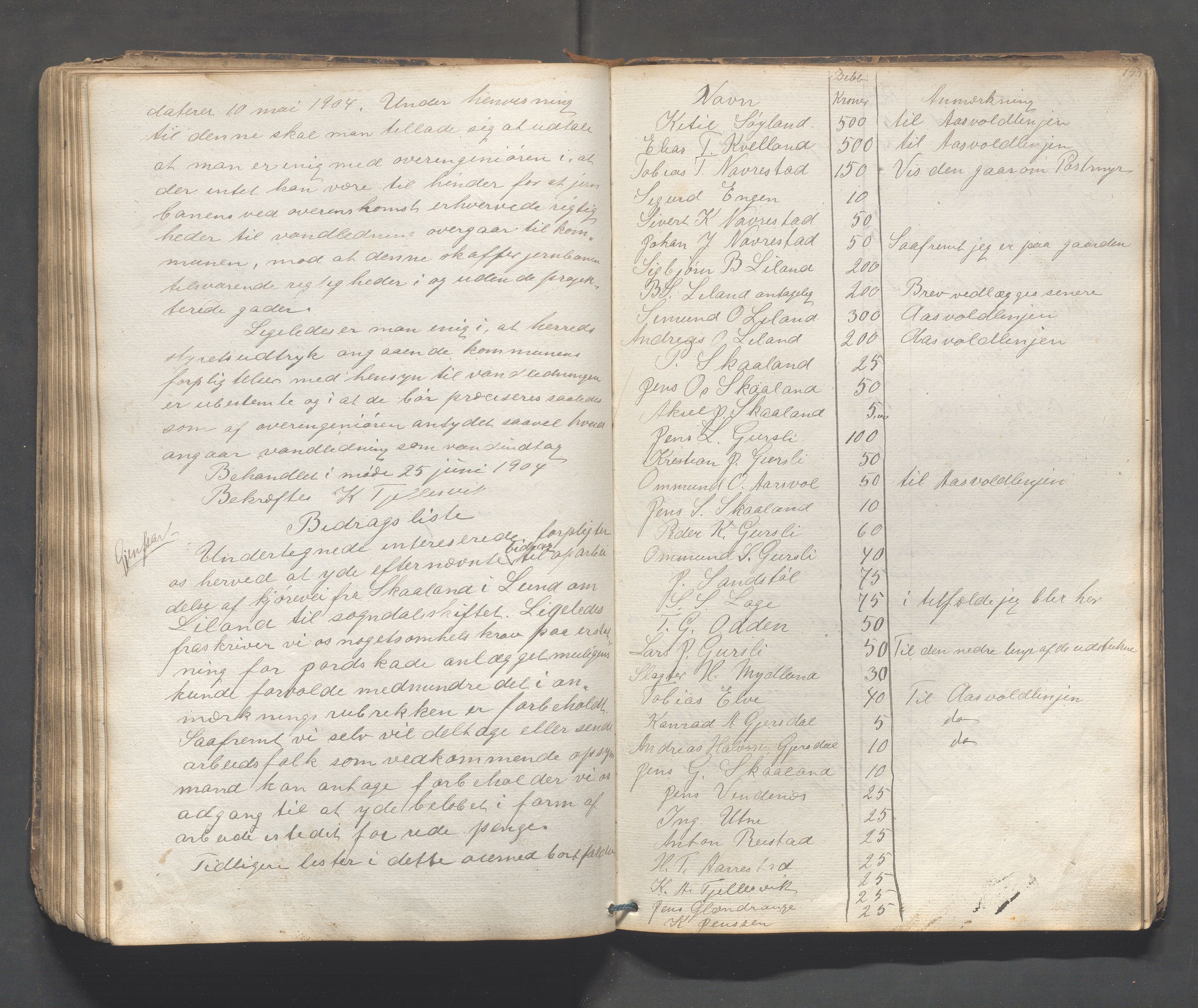 Lund kommune - Formannskapet/Formannskapskontoret, IKAR/K-101761/C/Ca/L0001: Journal, 1837-1921, p. 155