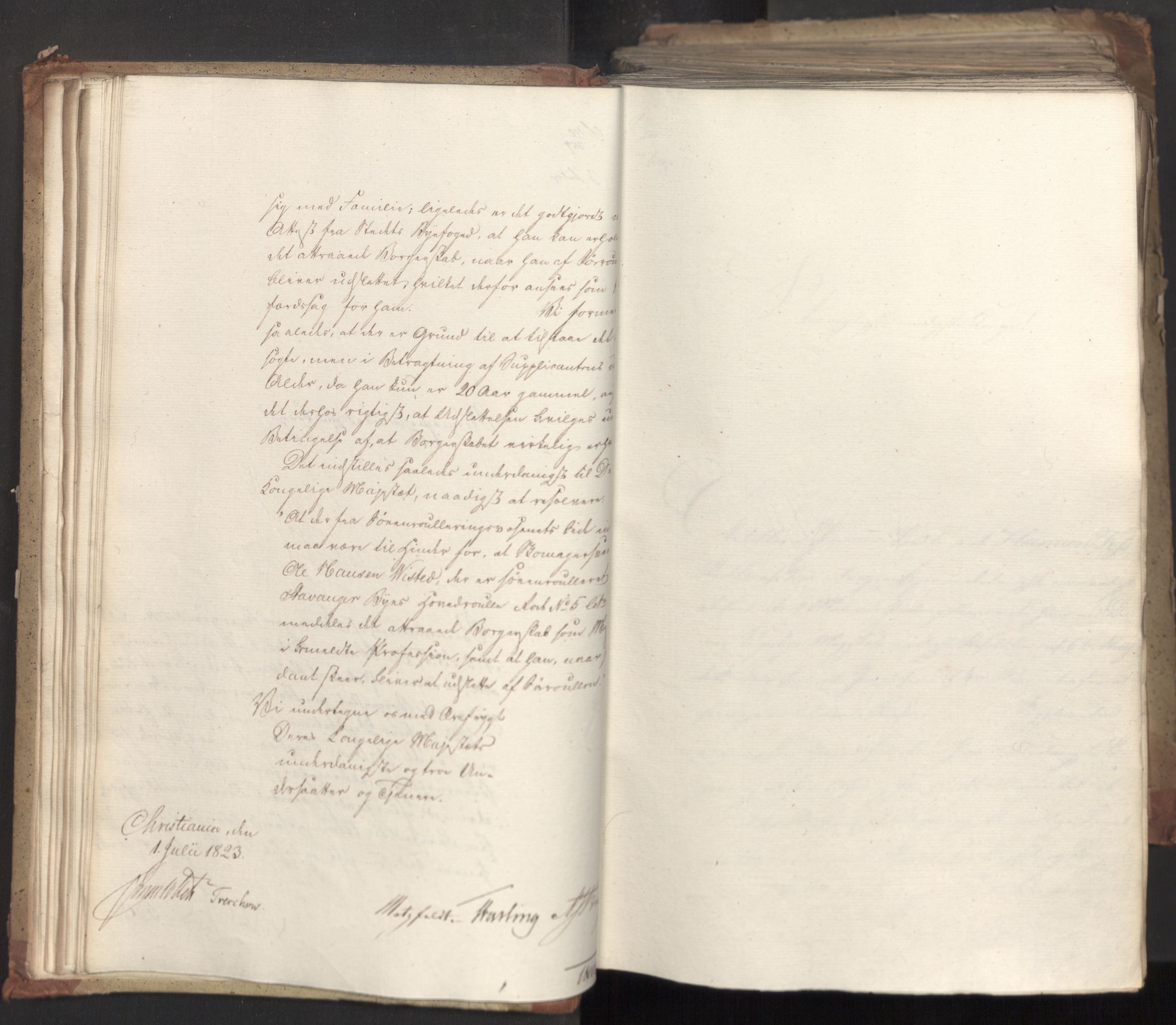 Statsrådsavdelingen i Stockholm, AV/RA-S-1003/D/Da/L0035: Regjeringsinnstillinger nr. 541-840, 1823, p. 27