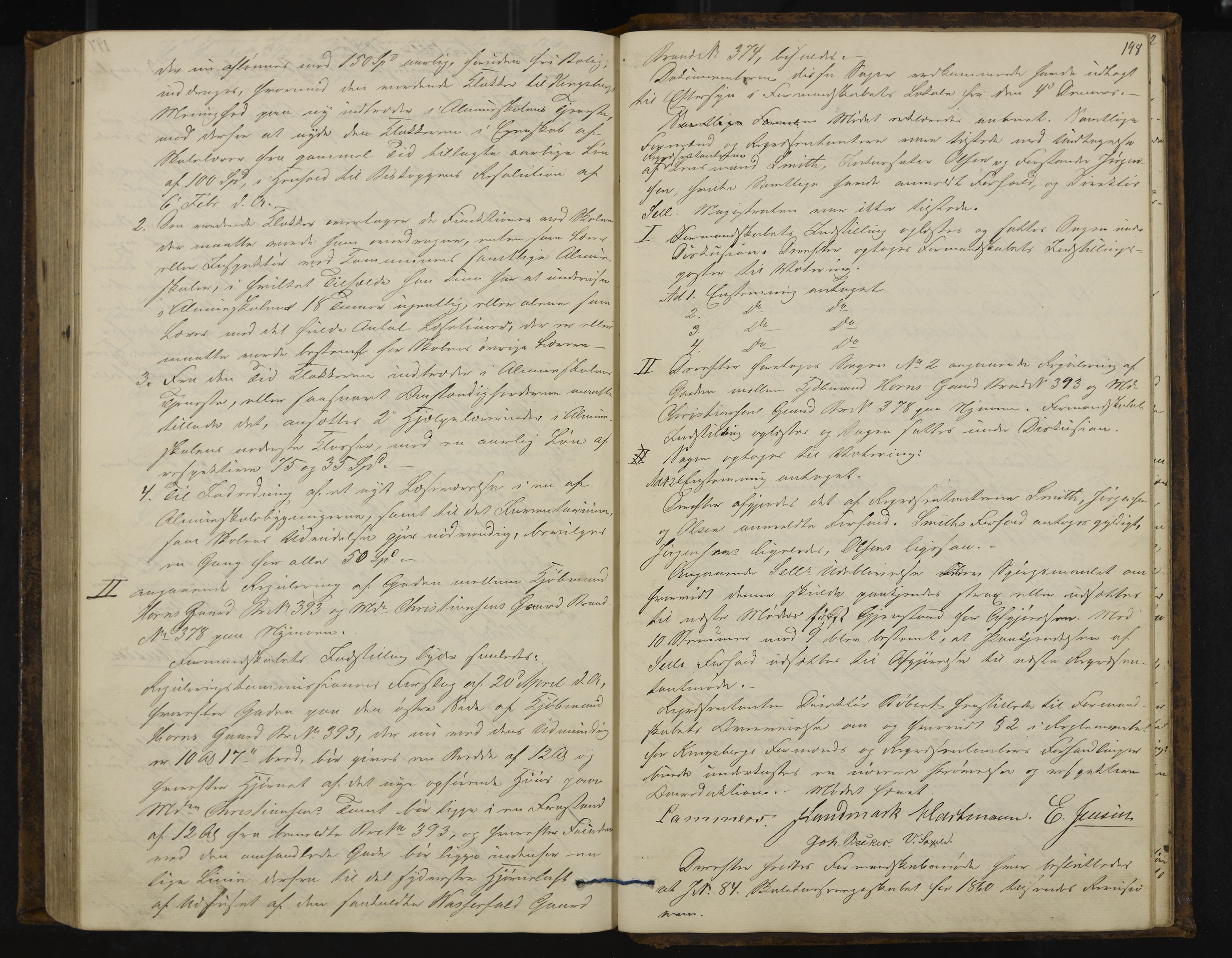 Kongsberg formannskap og sentraladministrasjon, IKAK/0604021-1/A/L0003: Møtebok med register, 1856-1861, p. 198