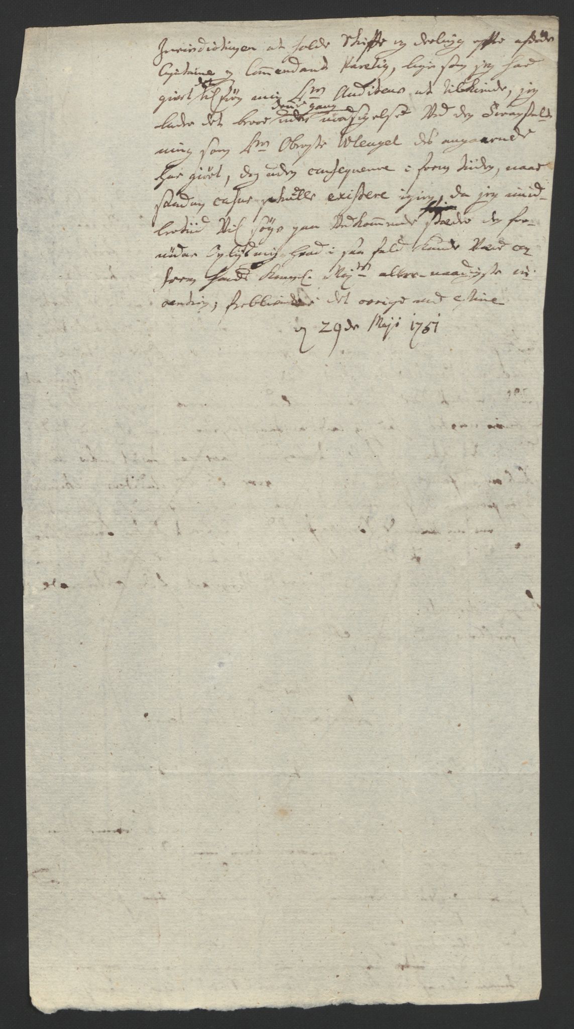 Forsvaret, Generalauditøren, AV/RA-RAFA-1772/F/Fj/Fja/L0023: --, 1732-1824, p. 293