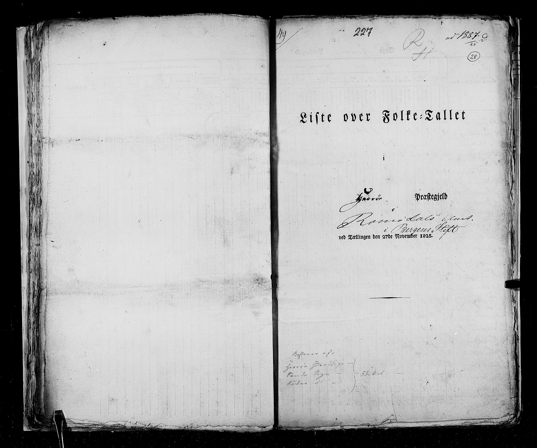 RA, Census 1825, vol. 15: Romsdal amt, 1825, p. 28