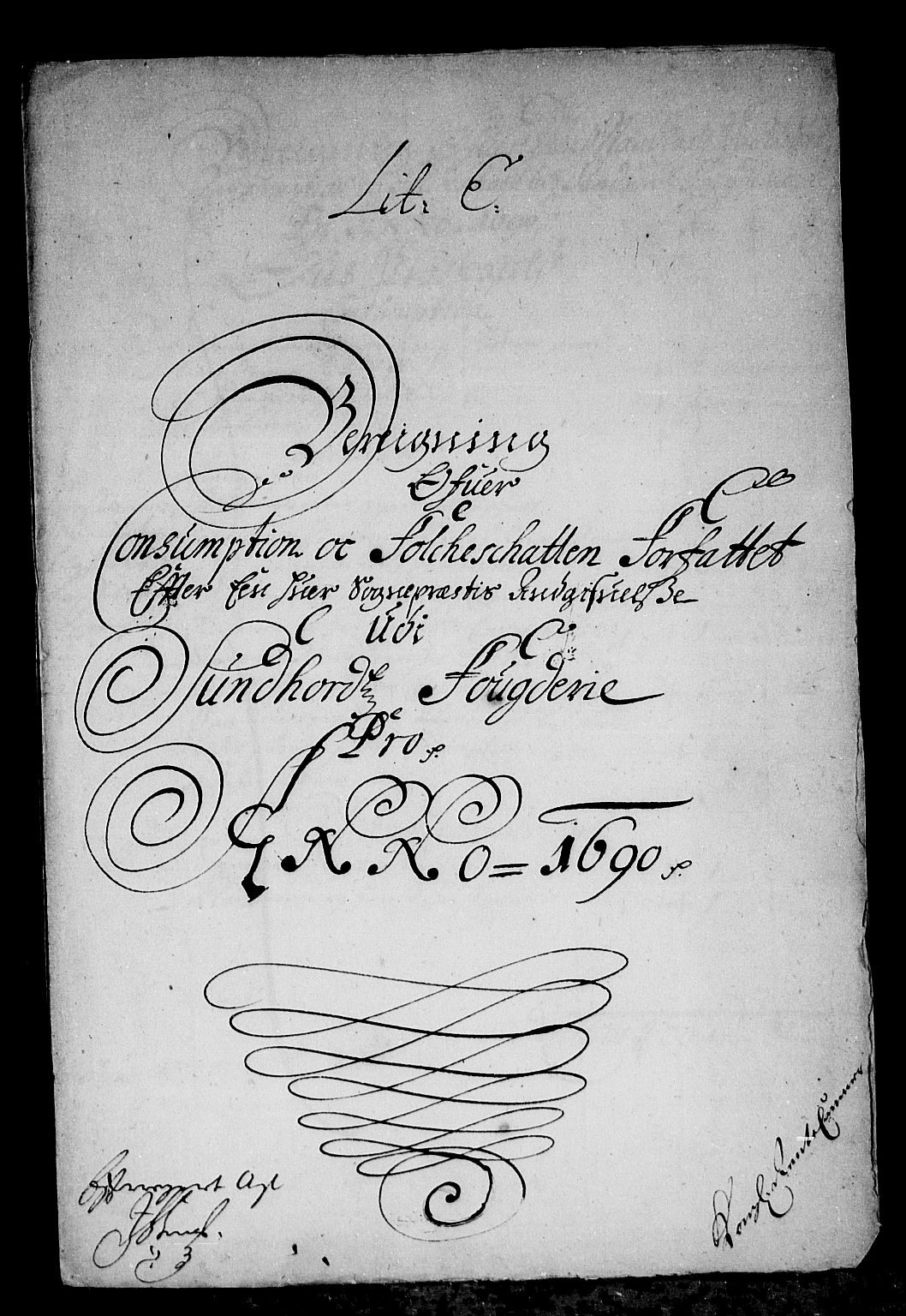 Rentekammeret inntil 1814, Reviderte regnskaper, Stiftamtstueregnskaper, Bergen stiftamt, AV/RA-EA-6043/R/Rc/L0092: Bergen stiftamt, 1689-1690