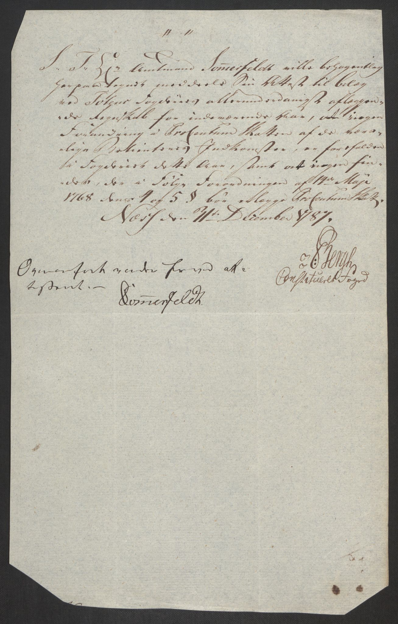 Rentekammeret inntil 1814, Reviderte regnskaper, Fogderegnskap, RA/EA-4092/R19/L1374: Fogderegnskap Toten, Hadeland og Vardal, 1787, p. 304