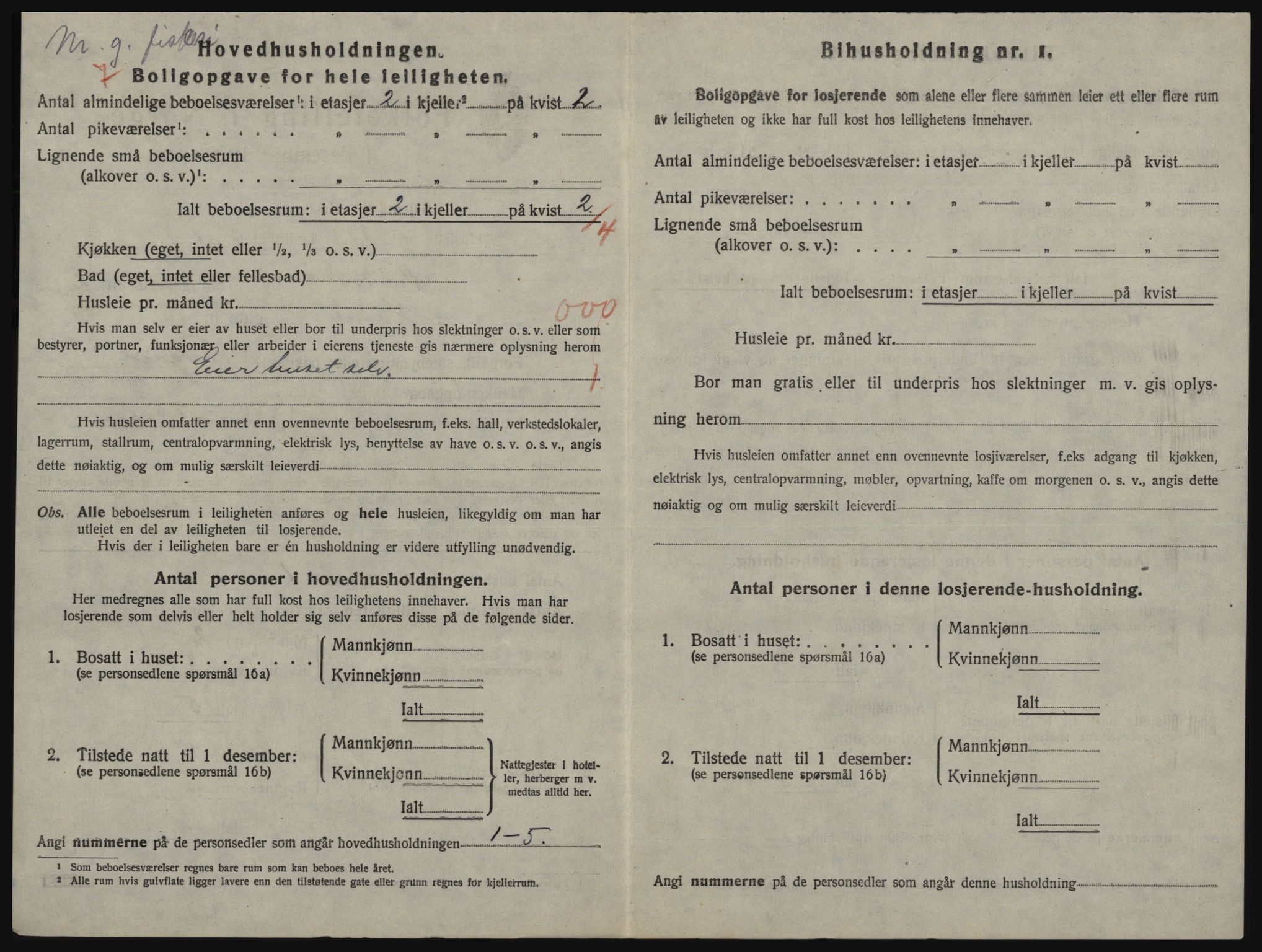 SATØ, 1920 census for Vadsø, 1920, p. 1049