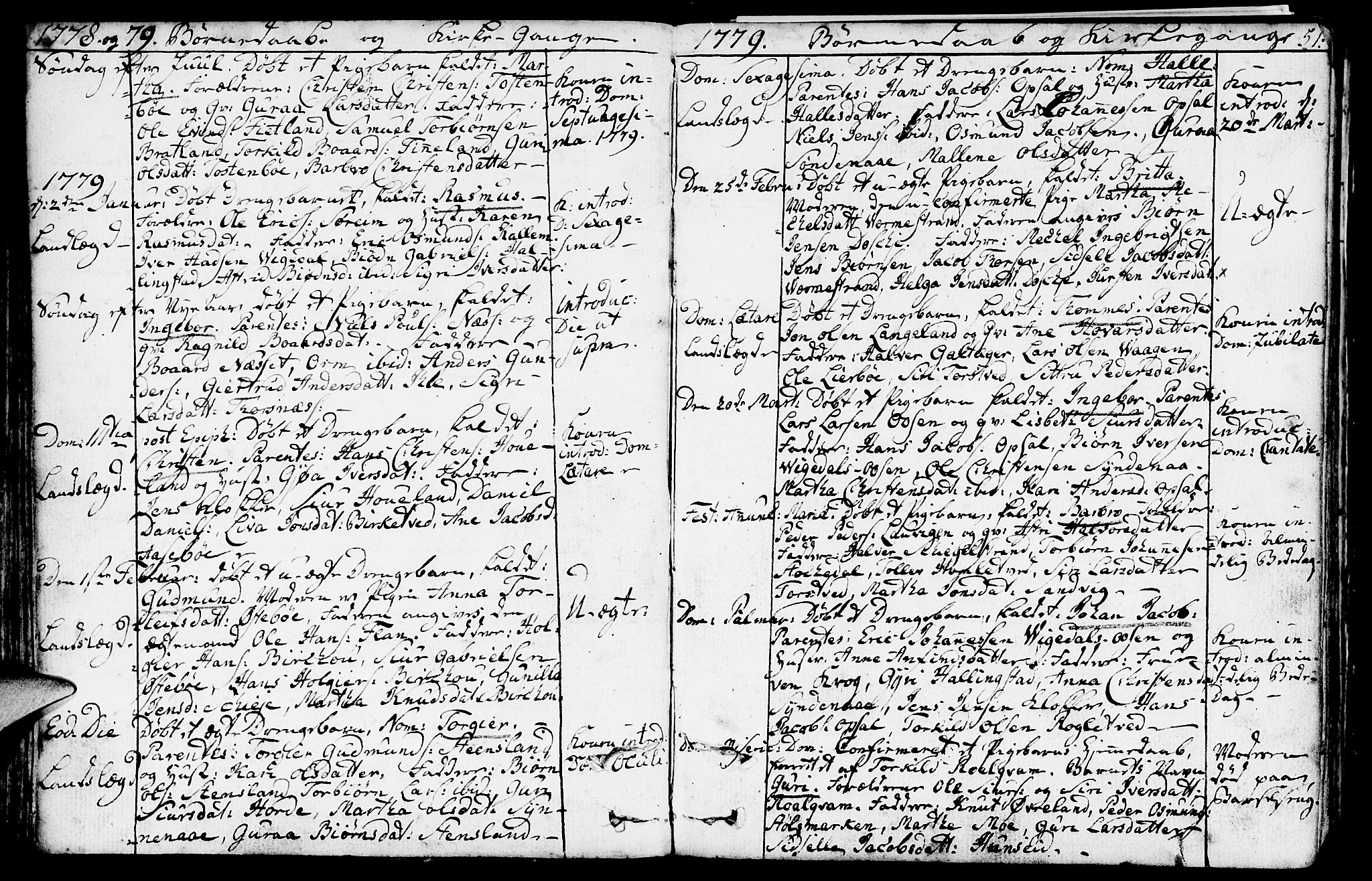 Vikedal sokneprestkontor, AV/SAST-A-101840/01/IV: Parish register (official) no. A 2, 1779-1817, p. 51