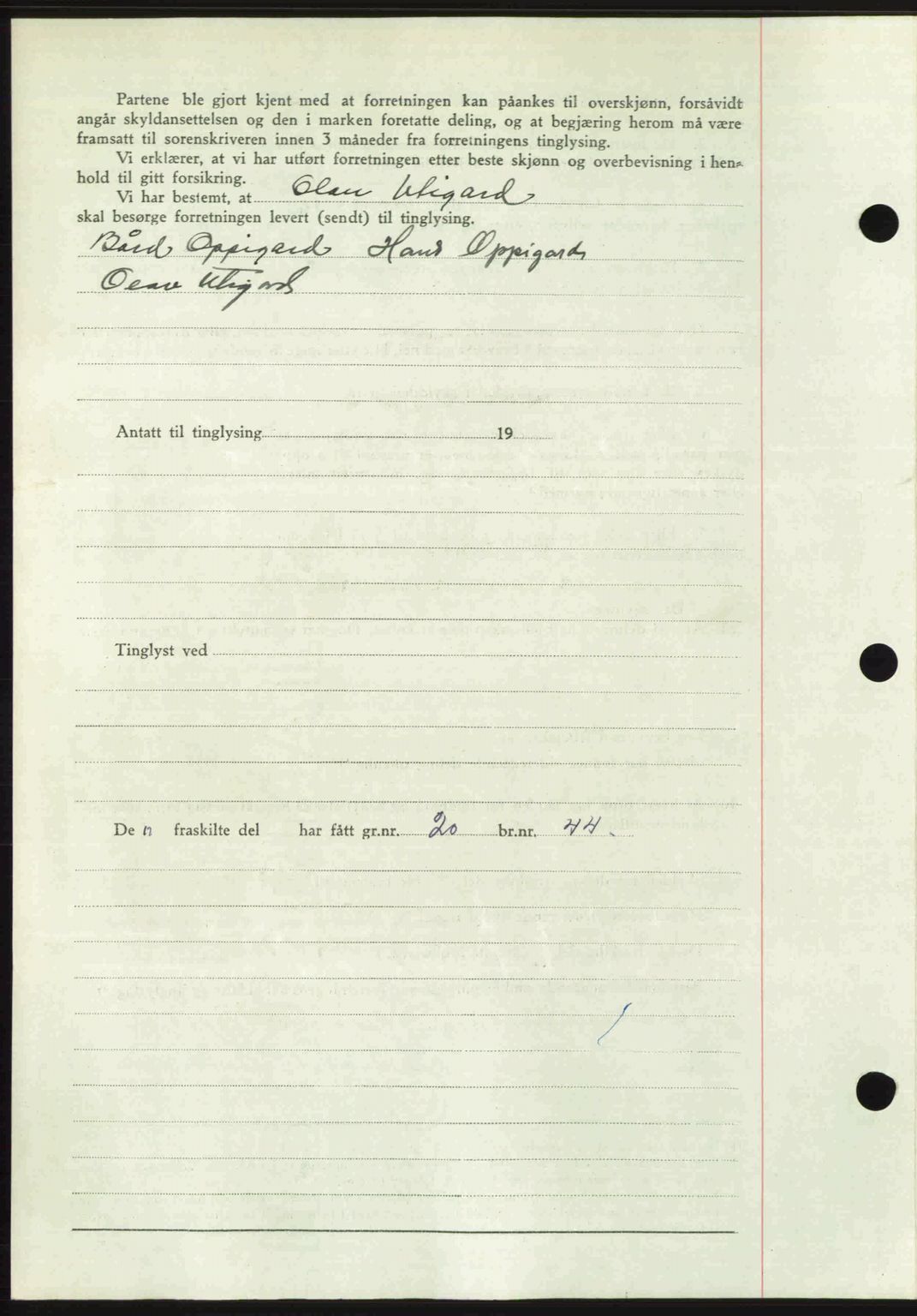 Romsdal sorenskriveri, AV/SAT-A-4149/1/2/2C: Mortgage book no. A28, 1948-1949, Diary no: : 3273/1948