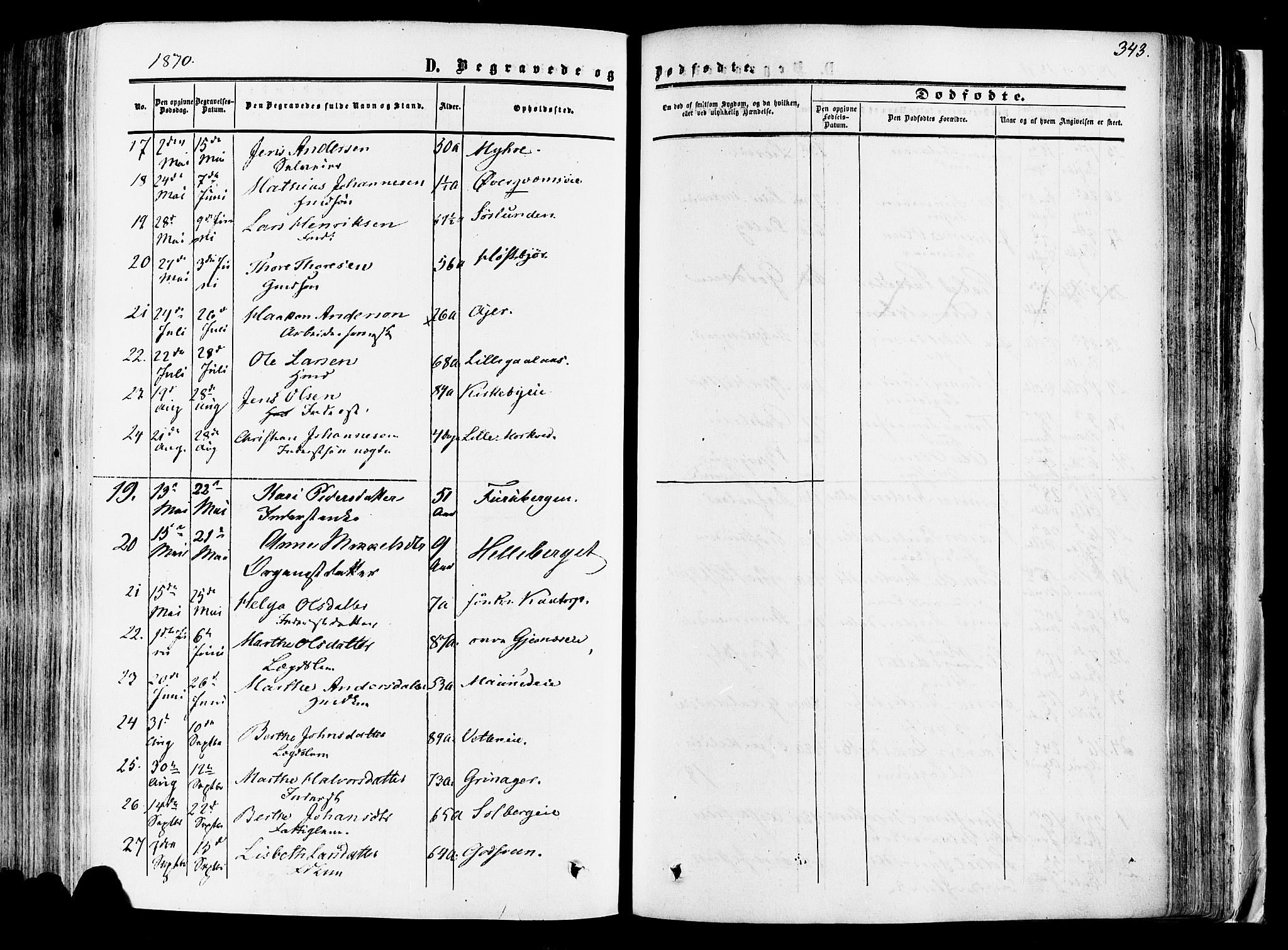 Vang prestekontor, Hedmark, SAH/PREST-008/H/Ha/Haa/L0013: Parish register (official) no. 13, 1855-1879, p. 343
