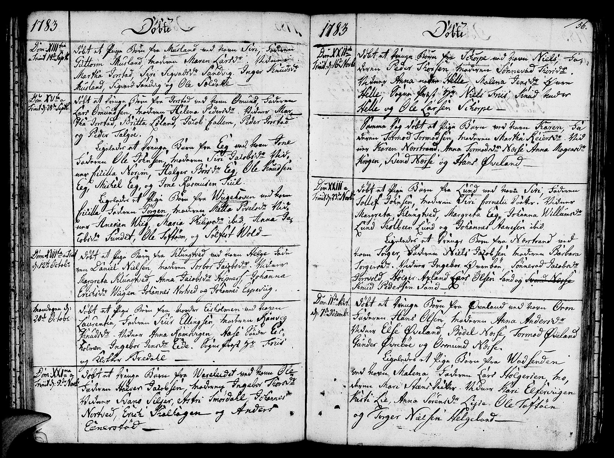 Nedstrand sokneprestkontor, SAST/A-101841/01/IV: Parish register (official) no. A 4, 1779-1795, p. 56