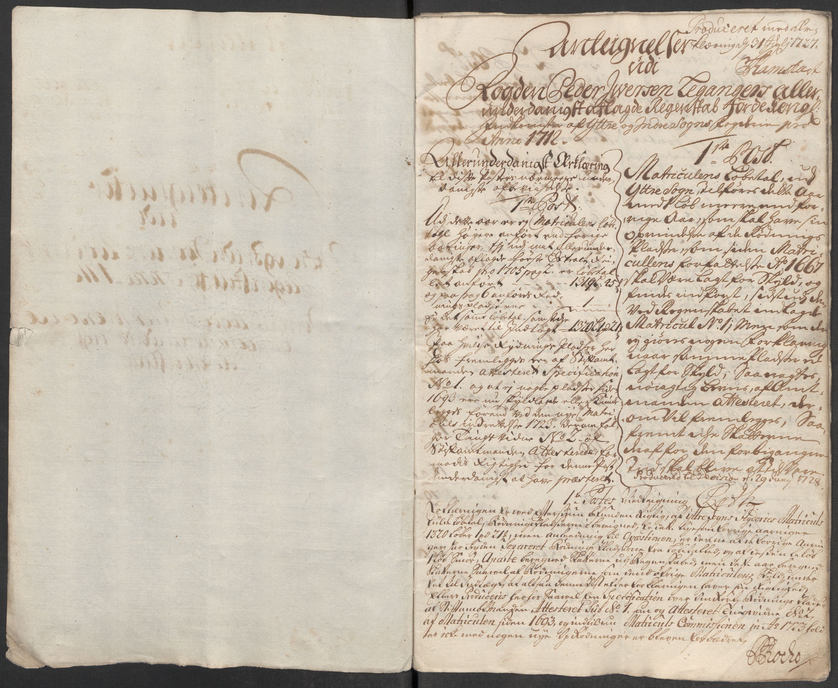 Rentekammeret inntil 1814, Reviderte regnskaper, Fogderegnskap, RA/EA-4092/R52/L3318: Fogderegnskap Sogn, 1712, p. 377
