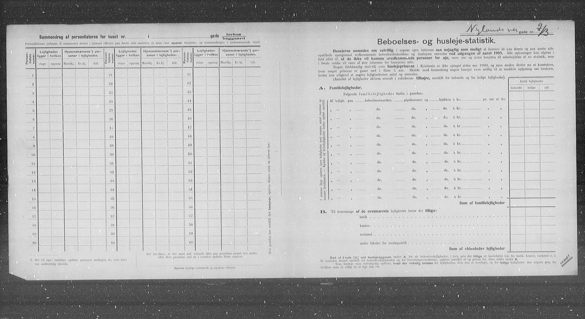 OBA, Municipal Census 1905 for Kristiania, 1905, p. 38981