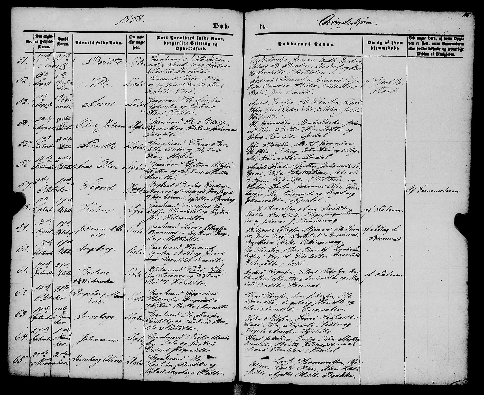 Gulen sokneprestembete, AV/SAB-A-80201/H/Haa/Haaa/L0021: Parish register (official) no. A 21, 1848-1858, p. 116