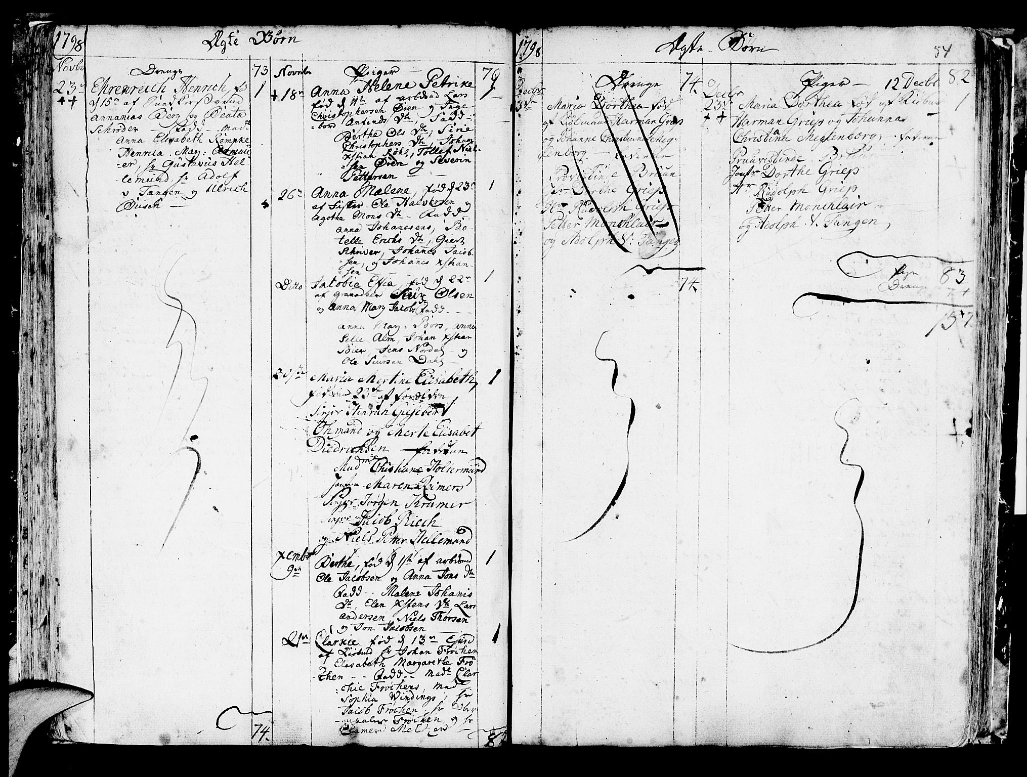 Korskirken sokneprestembete, AV/SAB-A-76101/H/Haa/L0006: Parish register (official) no. A 6, 1790-1820, p. 54