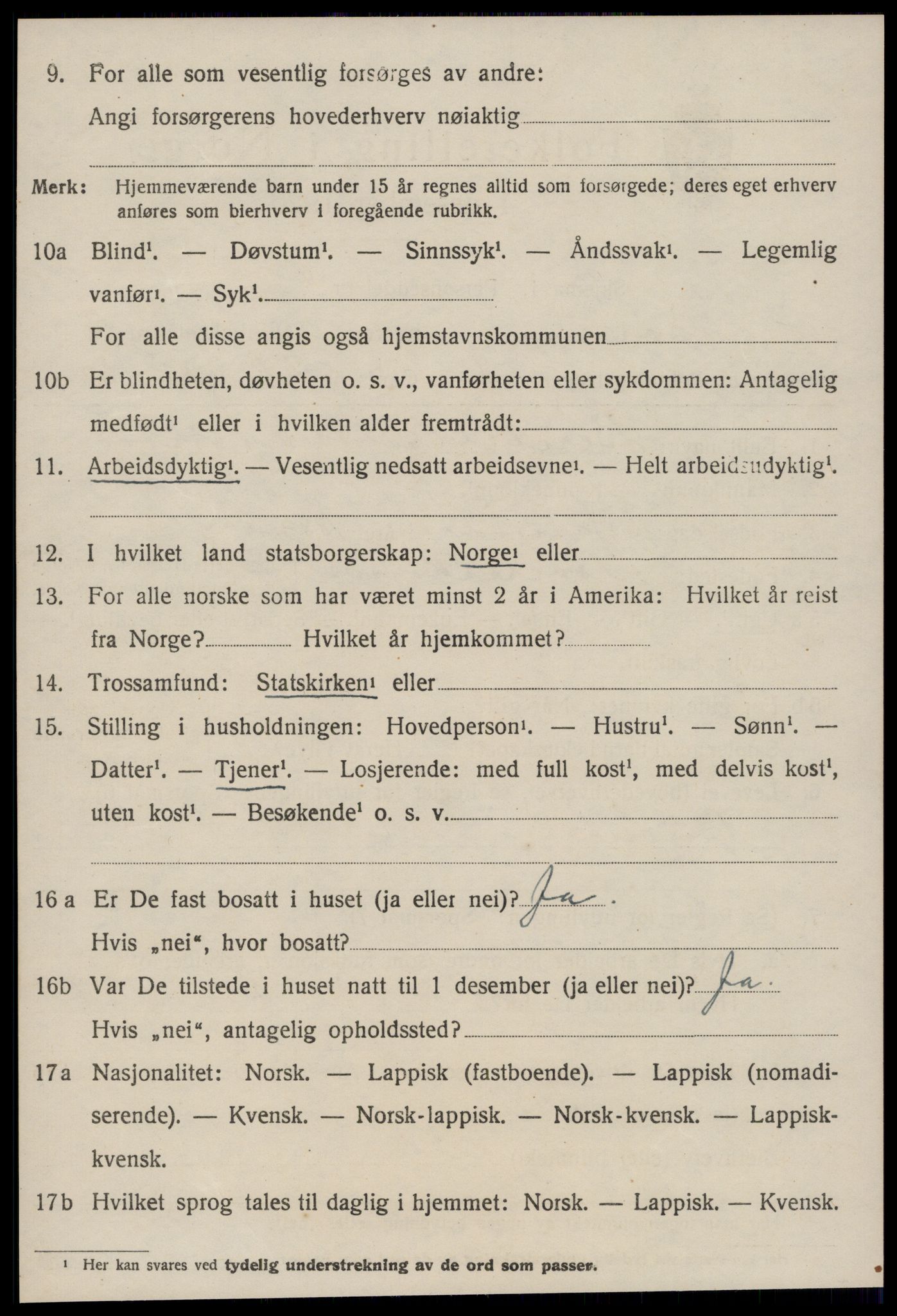 SAT, 1920 census for Børsa, 1920, p. 1650