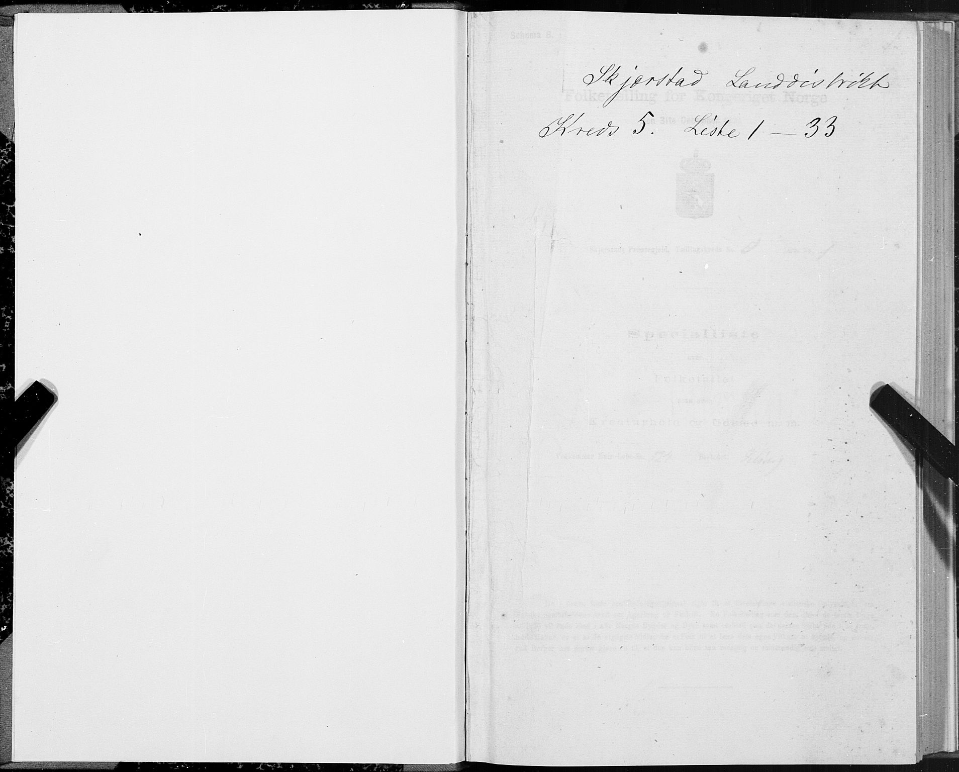 SAT, 1875 census for 1842P Skjerstad, 1875