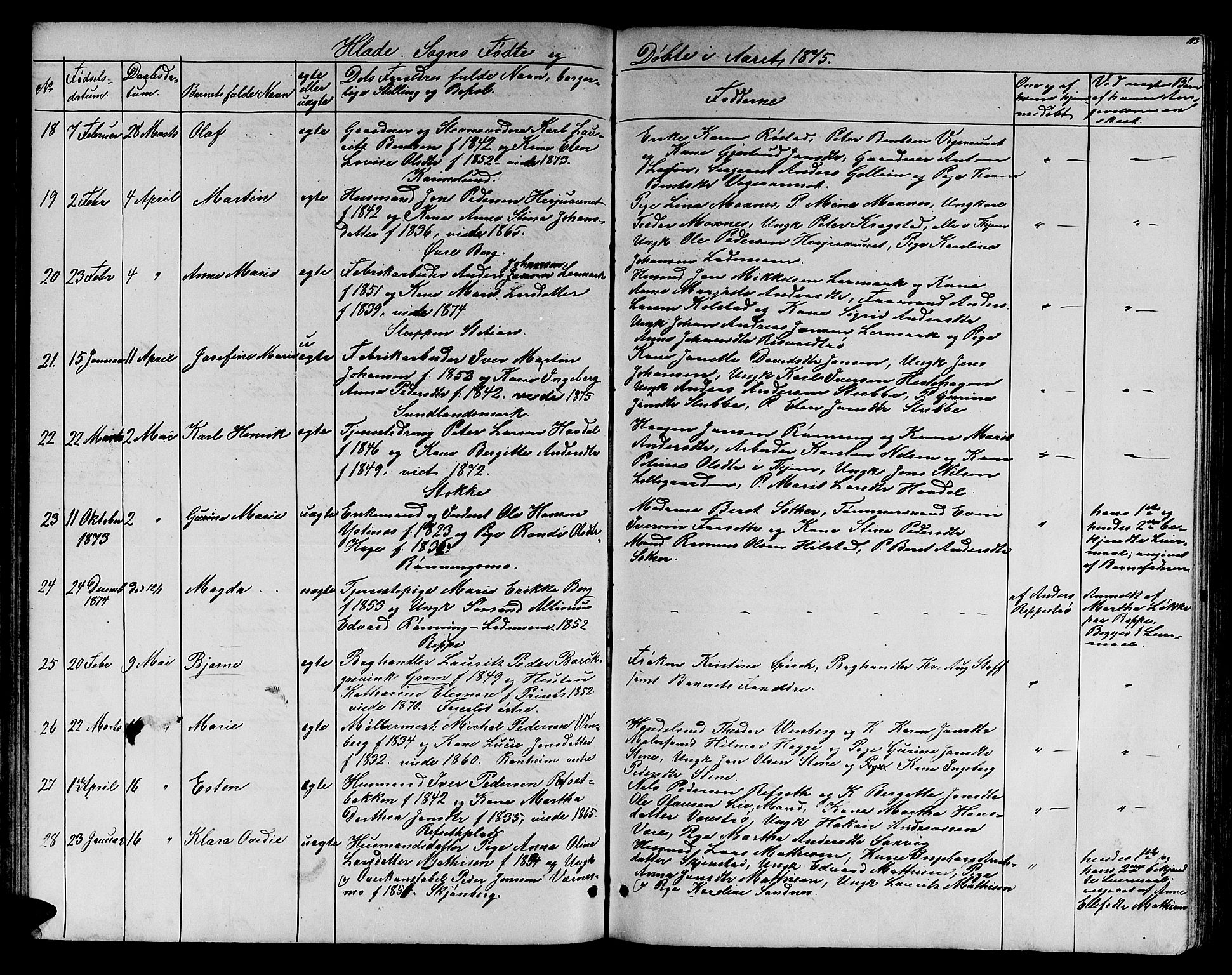Ministerialprotokoller, klokkerbøker og fødselsregistre - Sør-Trøndelag, SAT/A-1456/606/L0311: Parish register (copy) no. 606C07, 1860-1877, p. 113