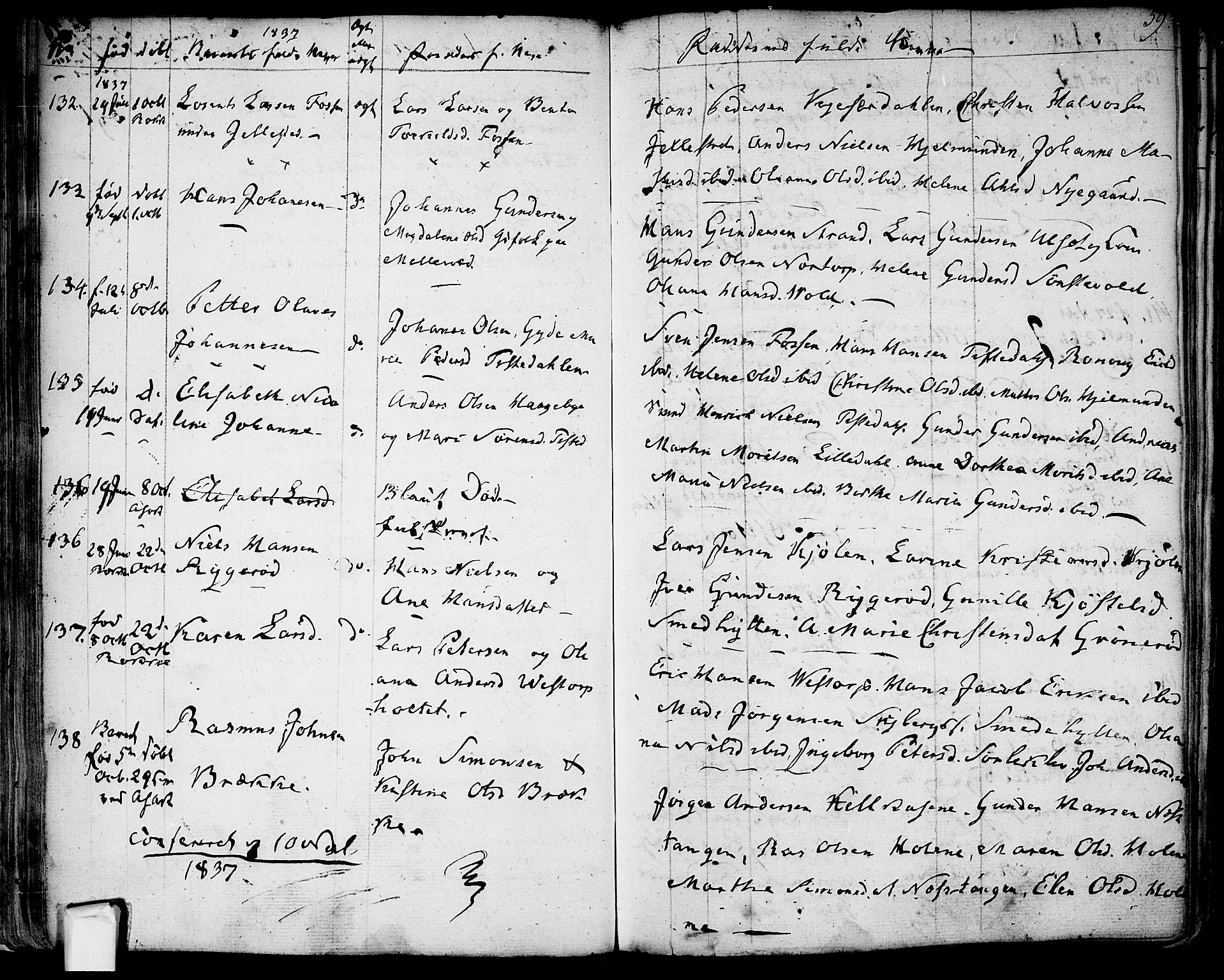 Berg prestekontor Kirkebøker, AV/SAO-A-10902/F/Fa/L0003: Parish register (official) no. I 3, 1832-1842, p. 59