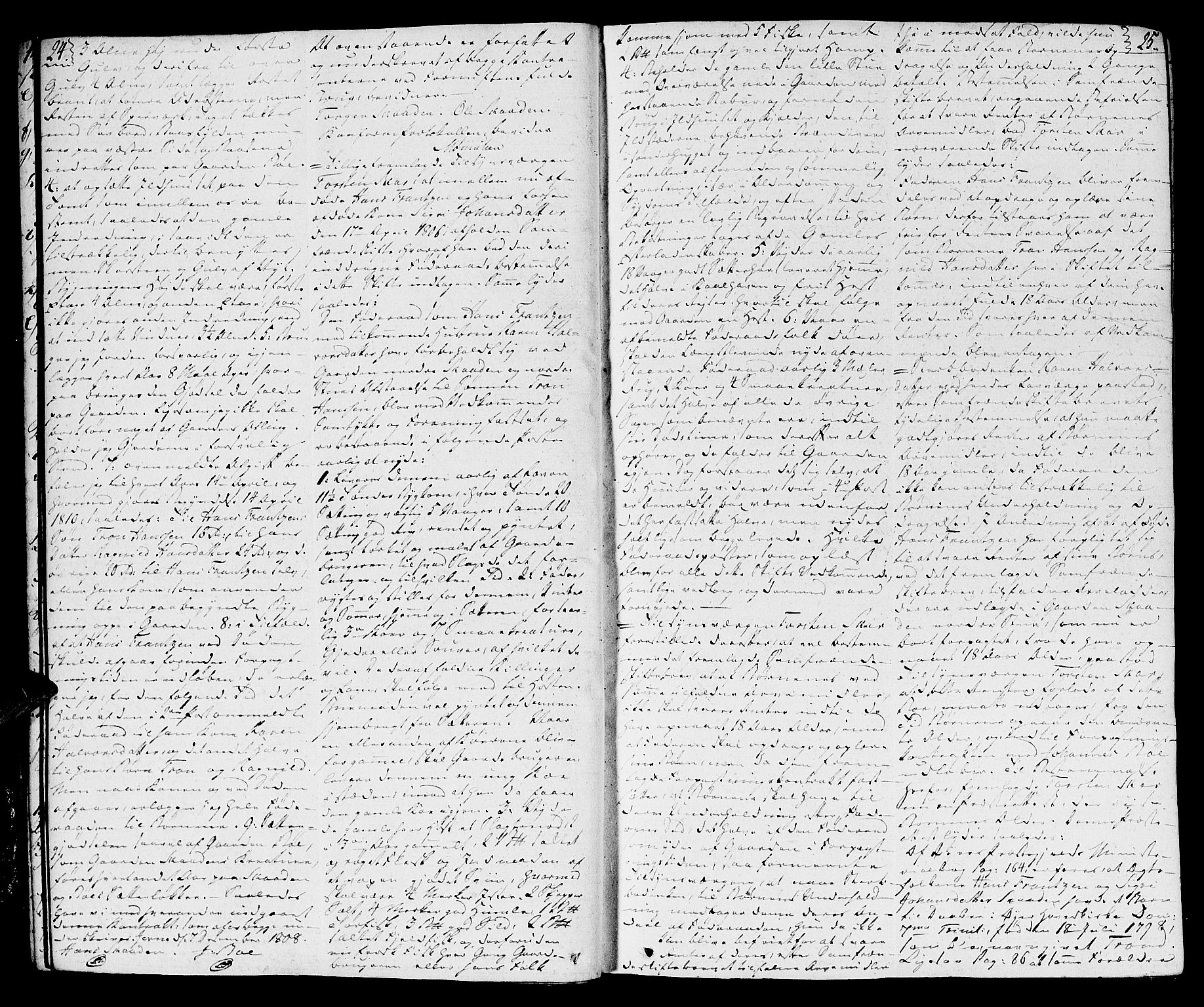 Sør-Gudbrandsdal tingrett, AV/SAH-TING-004/J/Ja/Jaa/L0009A: Skifteprotokoll, 1809-1820, p. 24-25