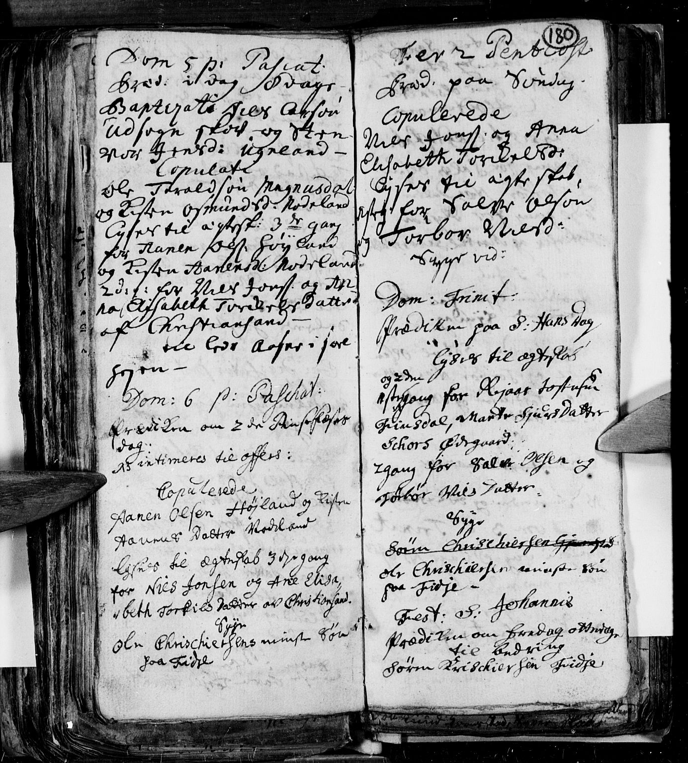 Søgne sokneprestkontor, SAK/1111-0037/F/Fa/Faa/L0001: Parish register (official) no. A 1, 1716-1740, p. 180