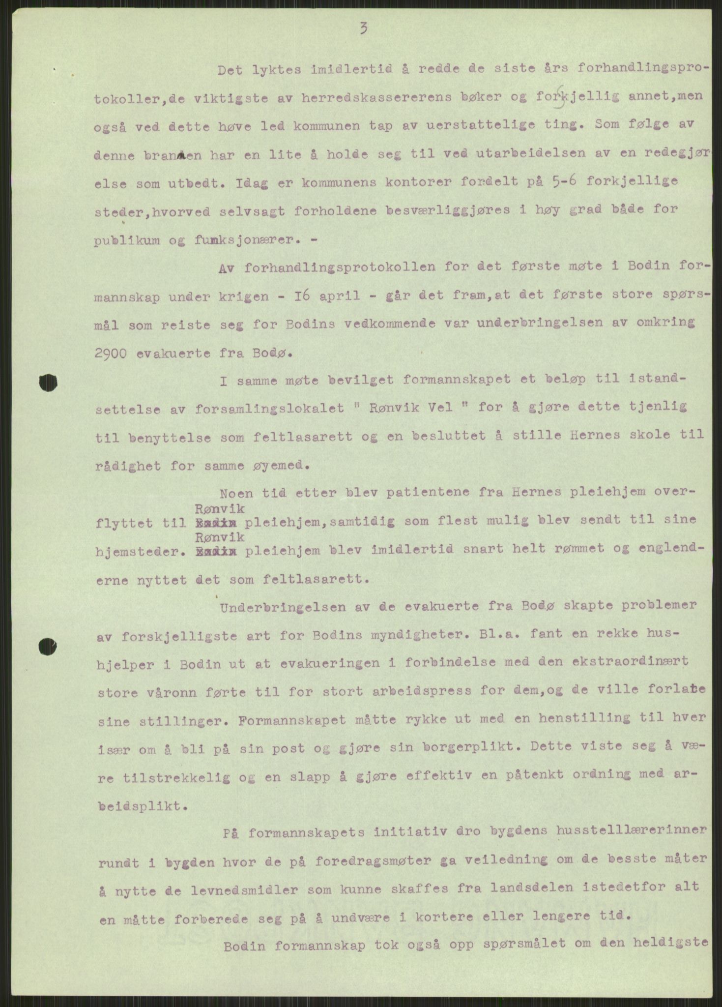 Forsvaret, Forsvarets krigshistoriske avdeling, AV/RA-RAFA-2017/Y/Ya/L0017: II-C-11-31 - Fylkesmenn.  Rapporter om krigsbegivenhetene 1940., 1940, p. 53