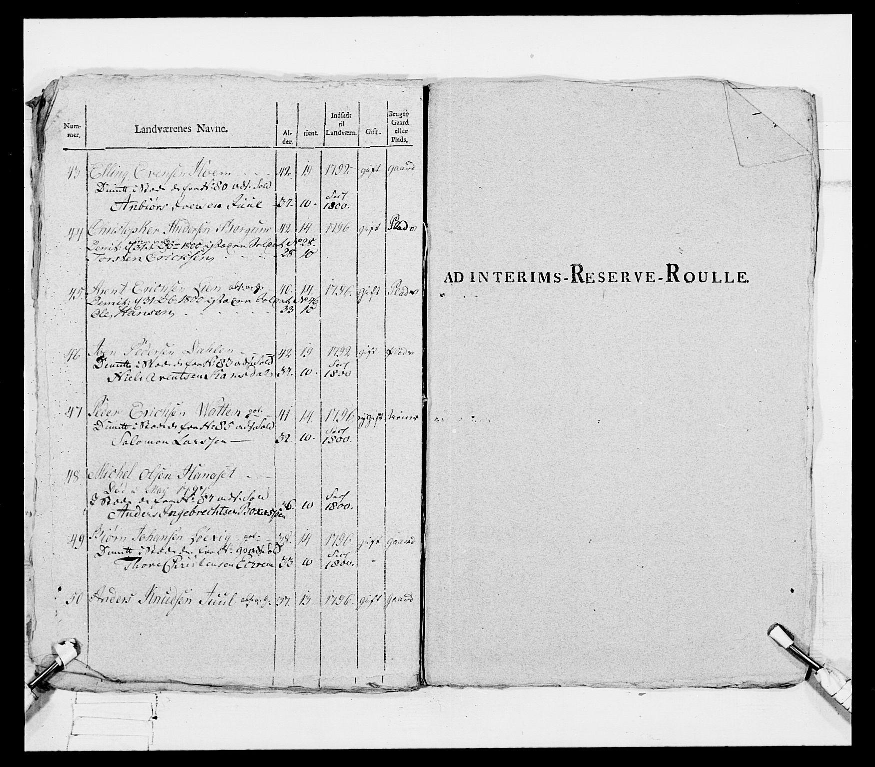 Generalitets- og kommissariatskollegiet, Det kongelige norske kommissariatskollegium, RA/EA-5420/E/Eh/L0080: 2. Trondheimske nasjonale infanteriregiment, 1792-1800, p. 364