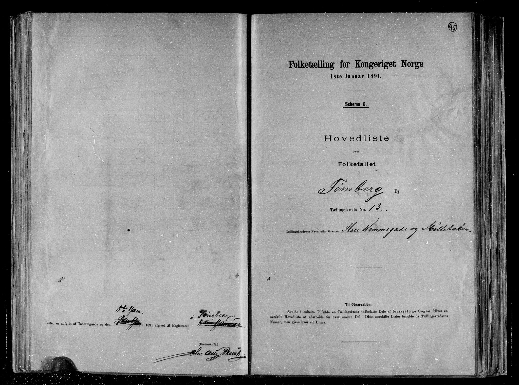 RA, 1891 census for 0705 Tønsberg, 1891, p. 29