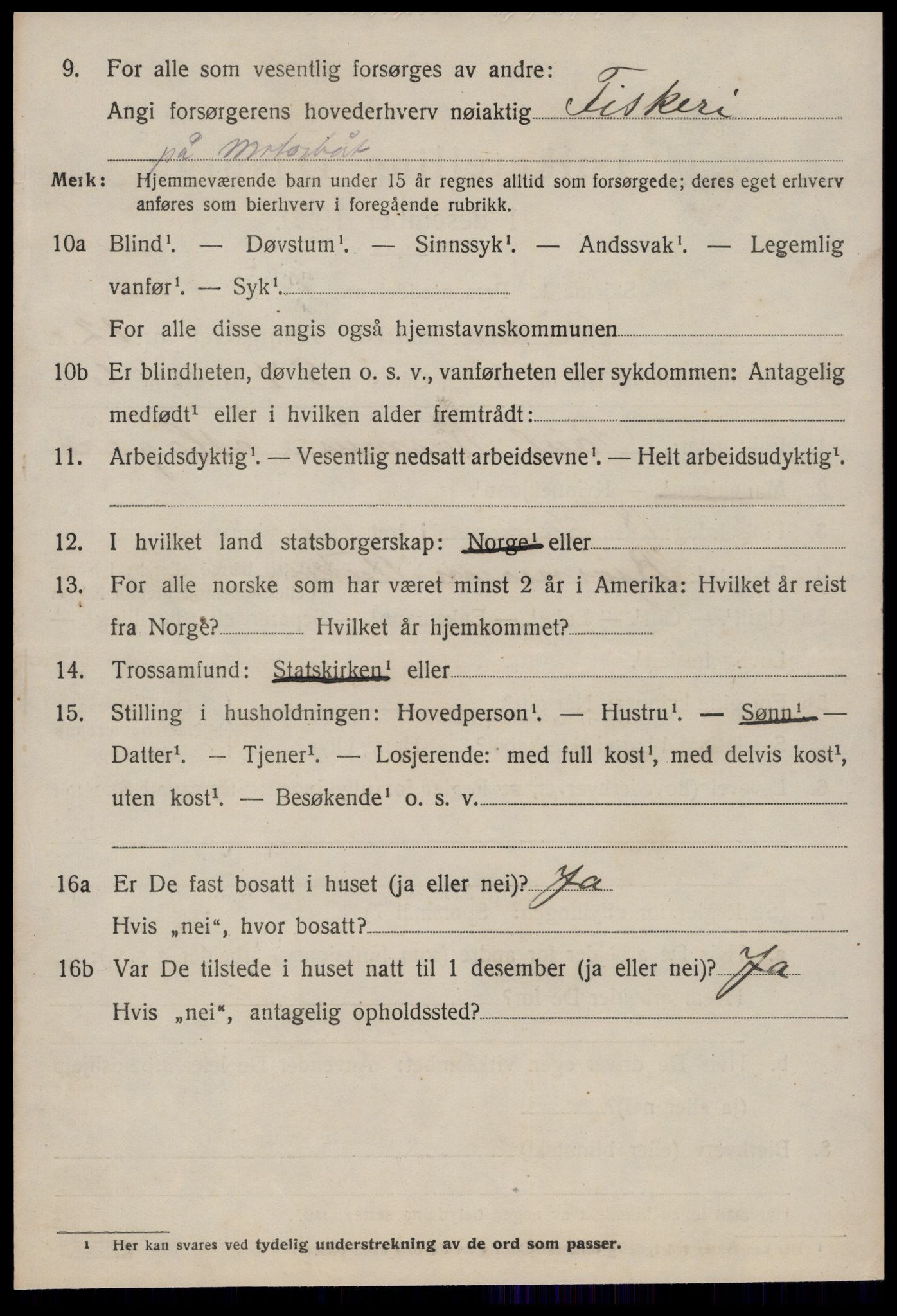 SAT, 1920 census for Aukra, 1920, p. 5476