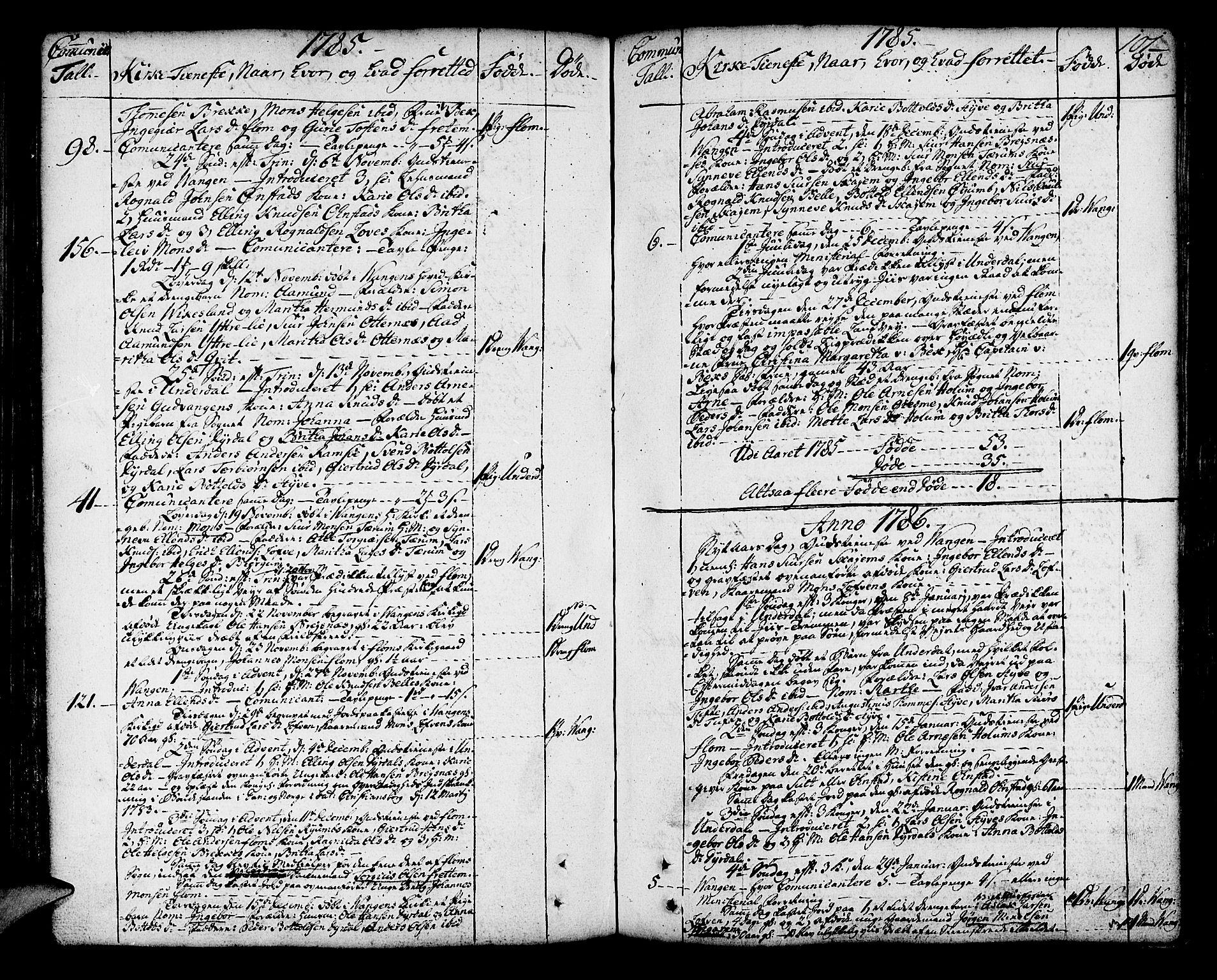 Aurland sokneprestembete, SAB/A-99937/H/Ha/Haa/L0004: Parish register (official) no. A 4, 1756-1801, p. 101