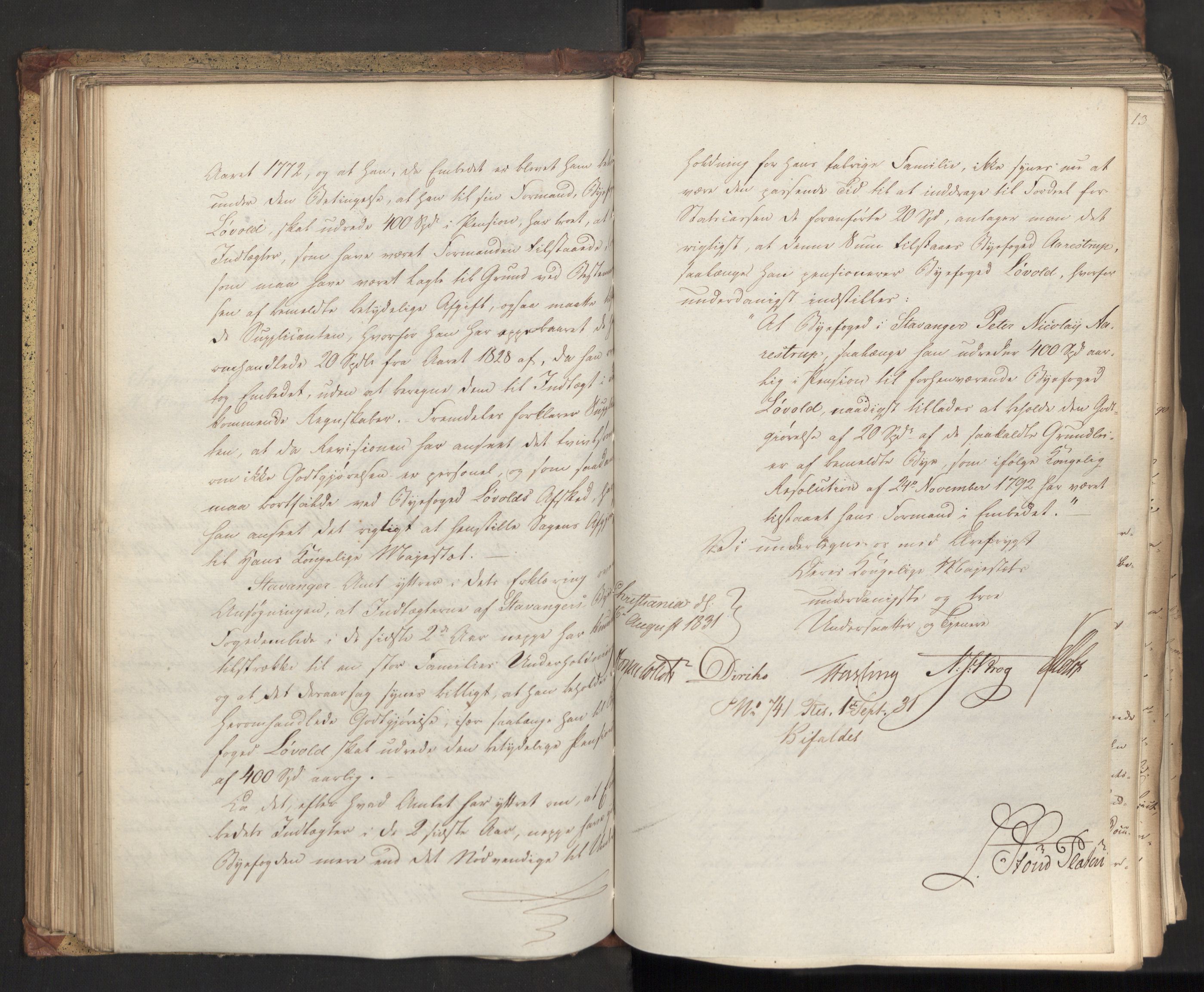 Statsrådsavdelingen i Stockholm, AV/RA-S-1003/D/Da/L0073: Regjeringsinnstillinger nr. 1534-1699, 1831, p. 135
