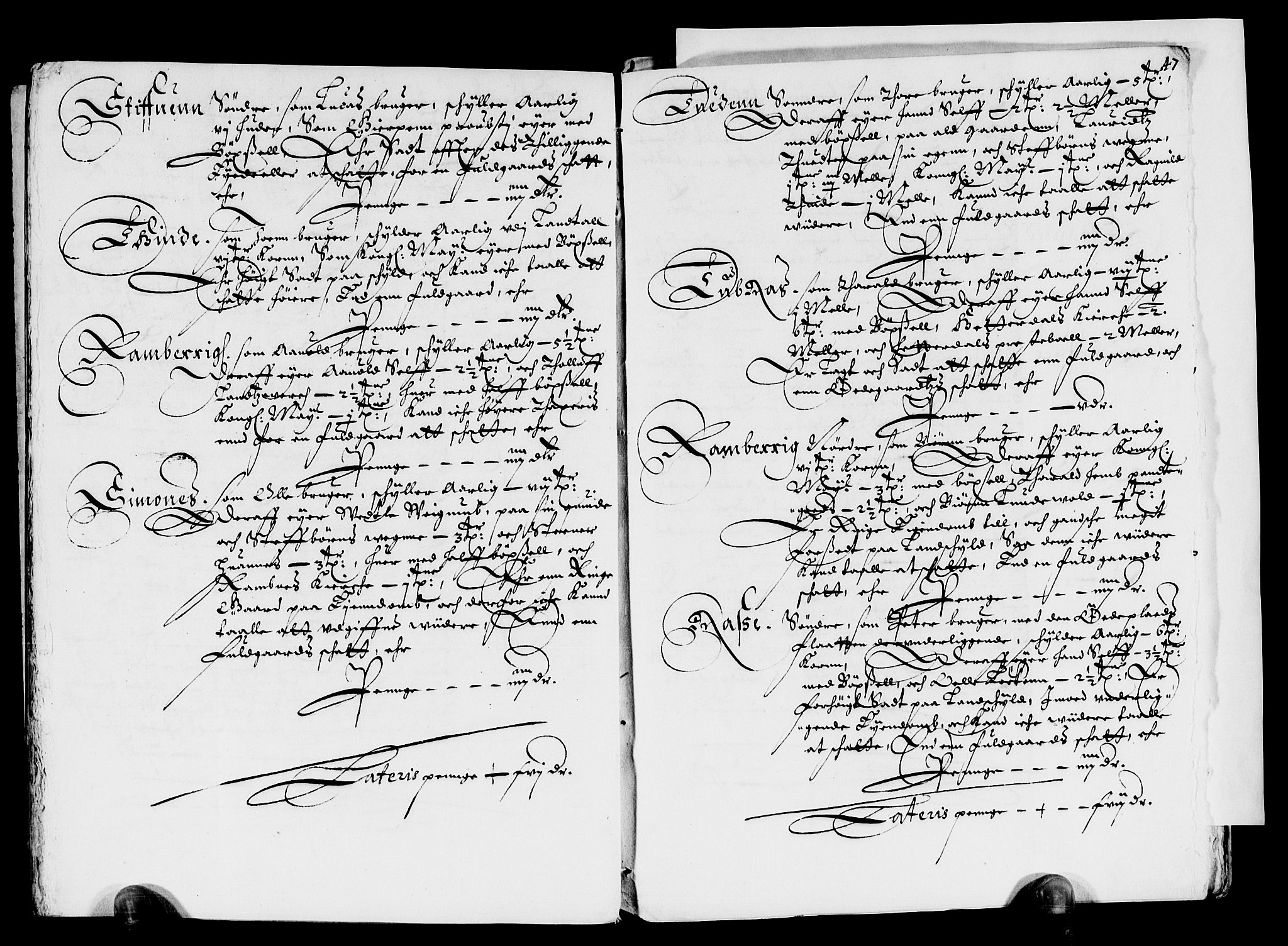 Rentekammeret inntil 1814, Reviderte regnskaper, Lensregnskaper, AV/RA-EA-5023/R/Rb/Rbp/L0038: Bratsberg len, 1651-1653