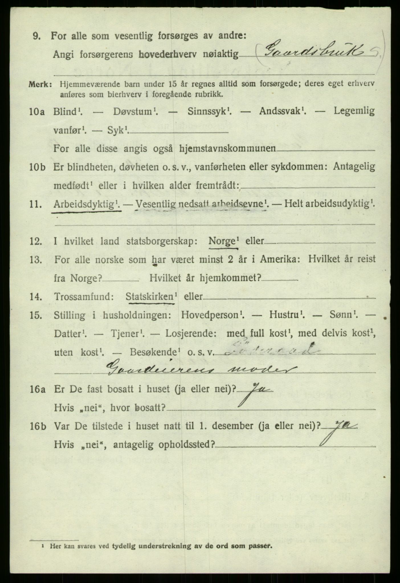 SAB, 1920 census for Manger, 1920, p. 7755