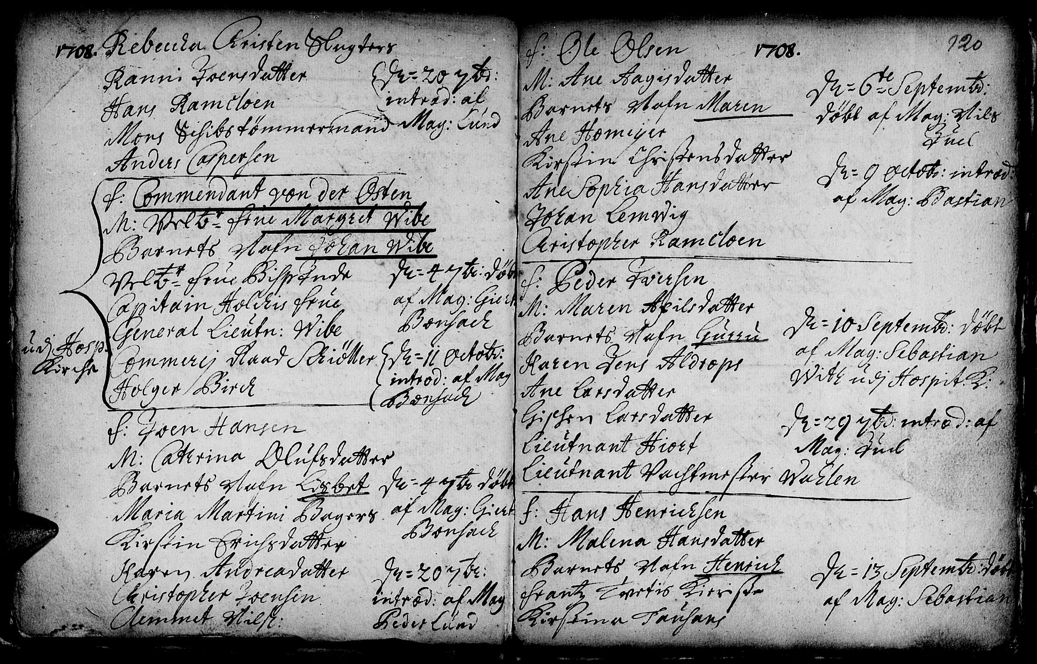 Ministerialprotokoller, klokkerbøker og fødselsregistre - Sør-Trøndelag, SAT/A-1456/601/L0034: Parish register (official) no. 601A02, 1702-1714, p. 120