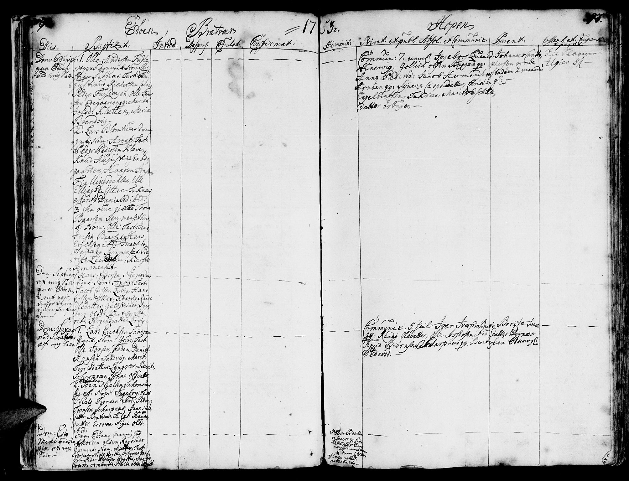 Ministerialprotokoller, klokkerbøker og fødselsregistre - Møre og Romsdal, AV/SAT-A-1454/581/L0931: Parish register (official) no. 581A01, 1751-1765, p. 92-93