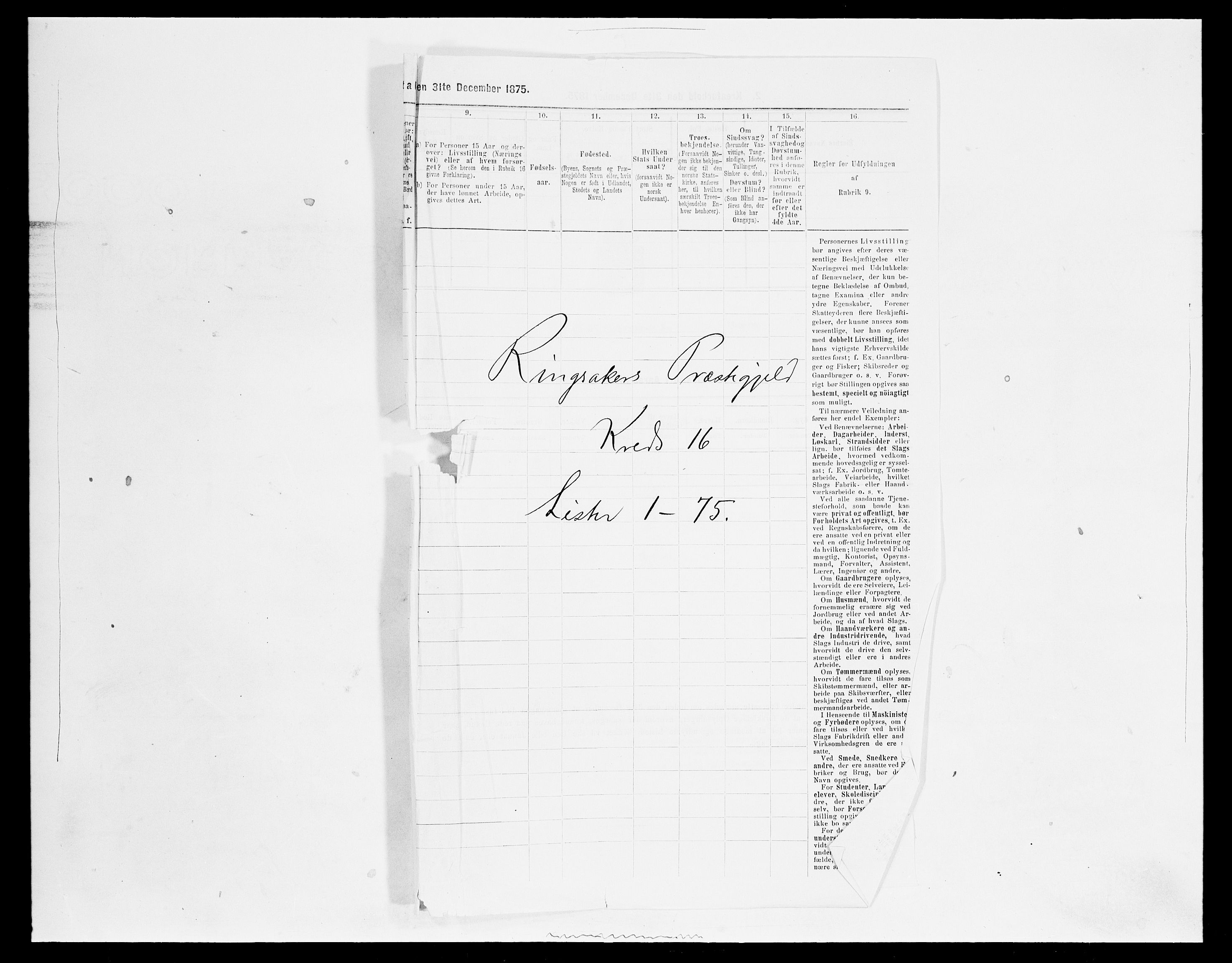 SAH, 1875 census for 0412P Ringsaker, 1875, p. 3239