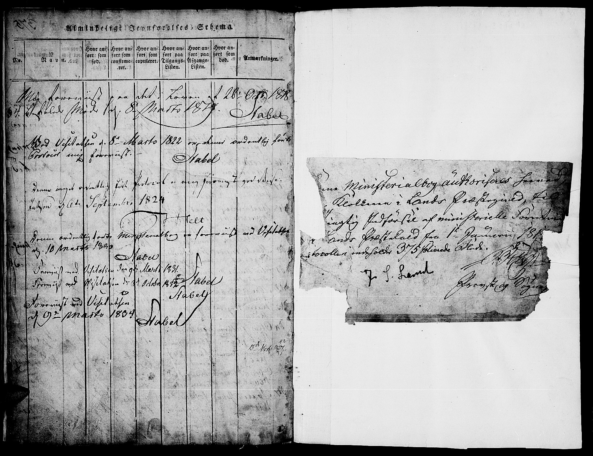 Land prestekontor, SAH/PREST-120/H/Ha/Hab/L0001: Parish register (copy) no. 1, 1814-1833, p. 376