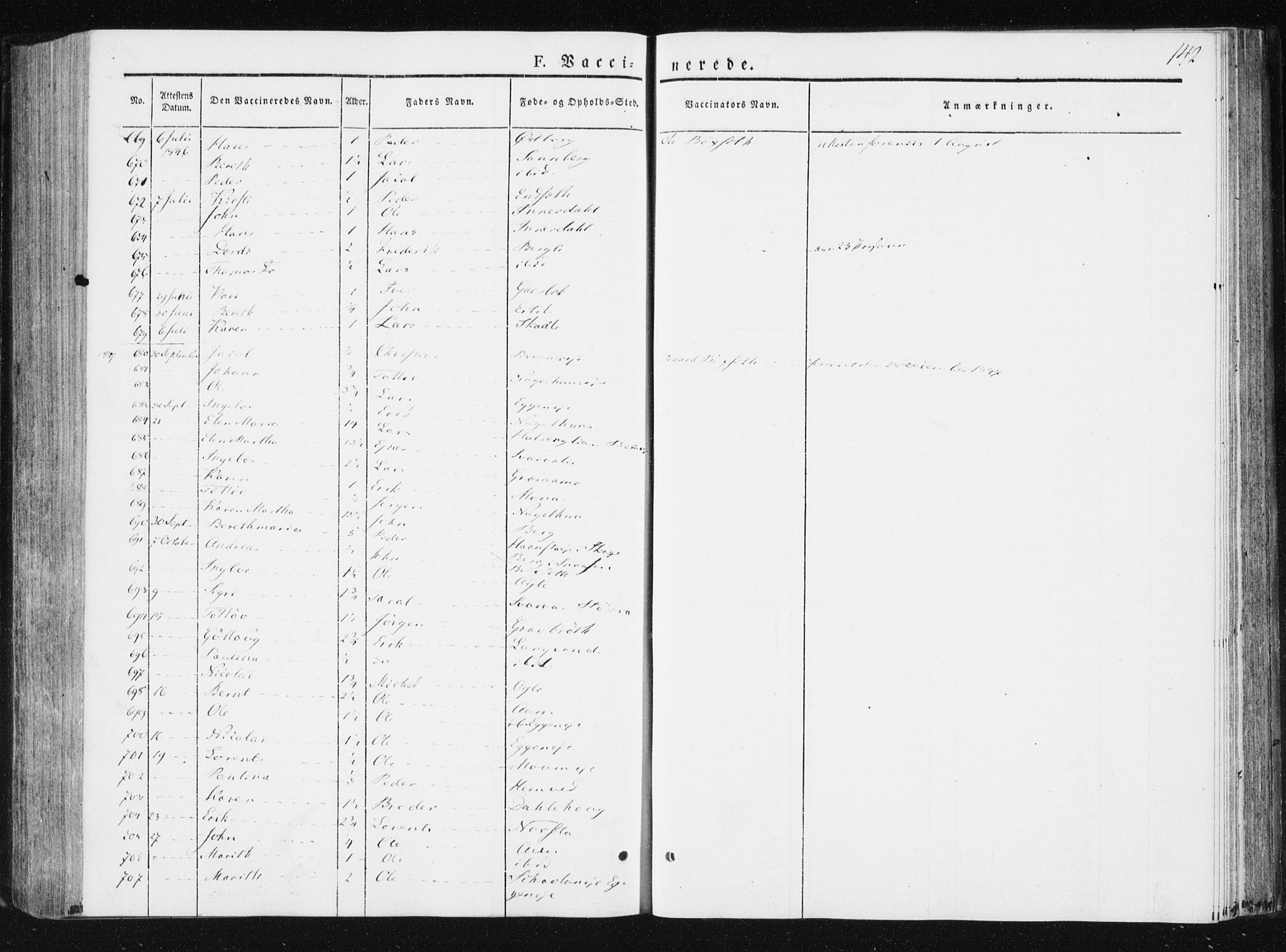 Ministerialprotokoller, klokkerbøker og fødselsregistre - Nord-Trøndelag, SAT/A-1458/749/L0470: Parish register (official) no. 749A04, 1834-1853, p. 142