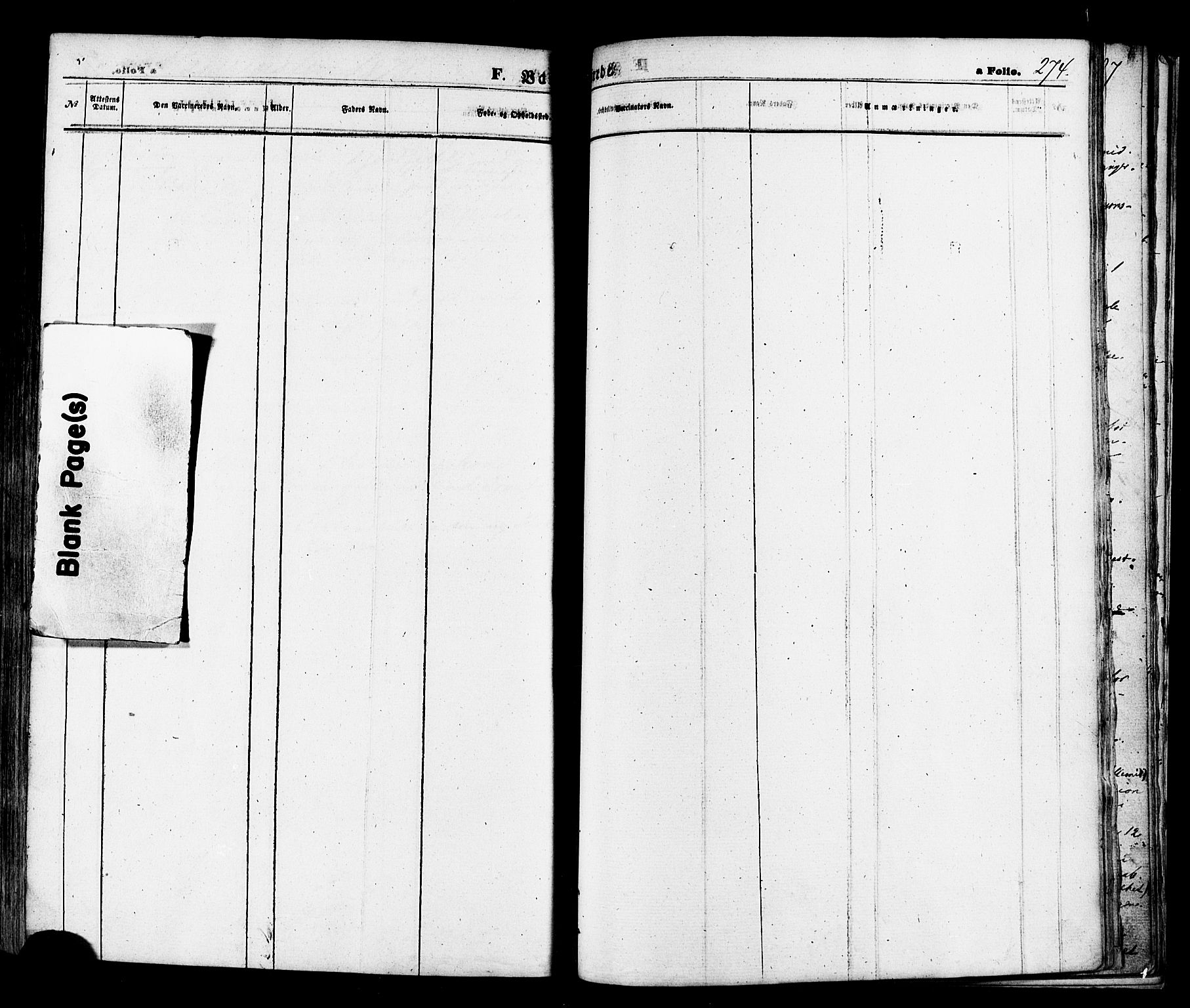 Talvik sokneprestkontor, SATØ/S-1337/H/Ha/L0011kirke: Parish register (official) no. 11, 1864-1877, p. 274