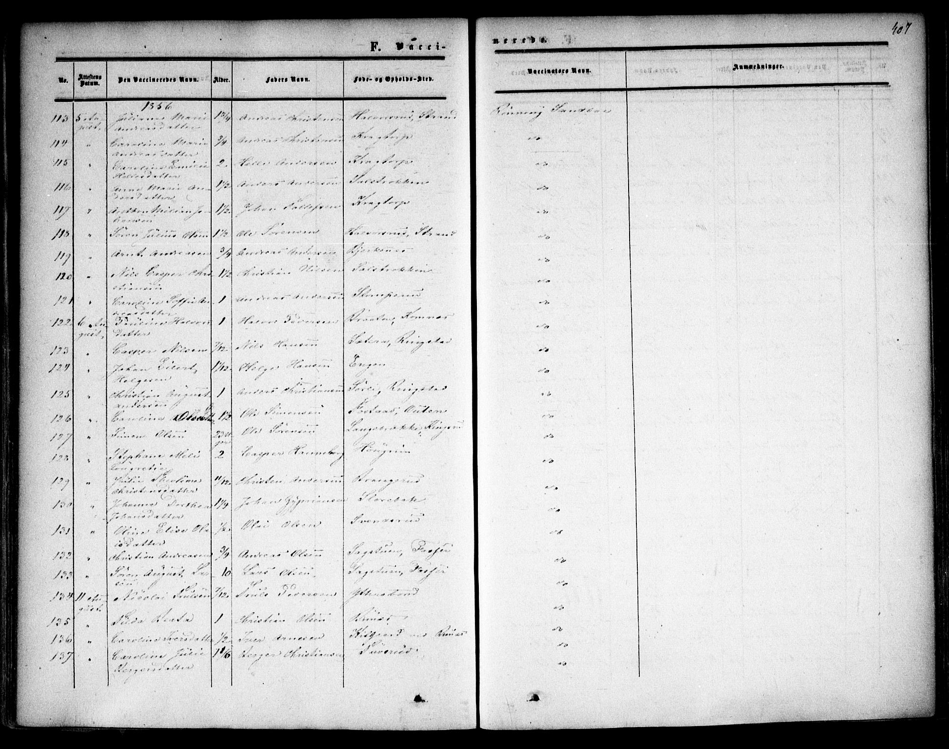 Høland prestekontor Kirkebøker, AV/SAO-A-10346a/F/Fa/L0010: Parish register (official) no. I 10, 1854-1861, p. 407