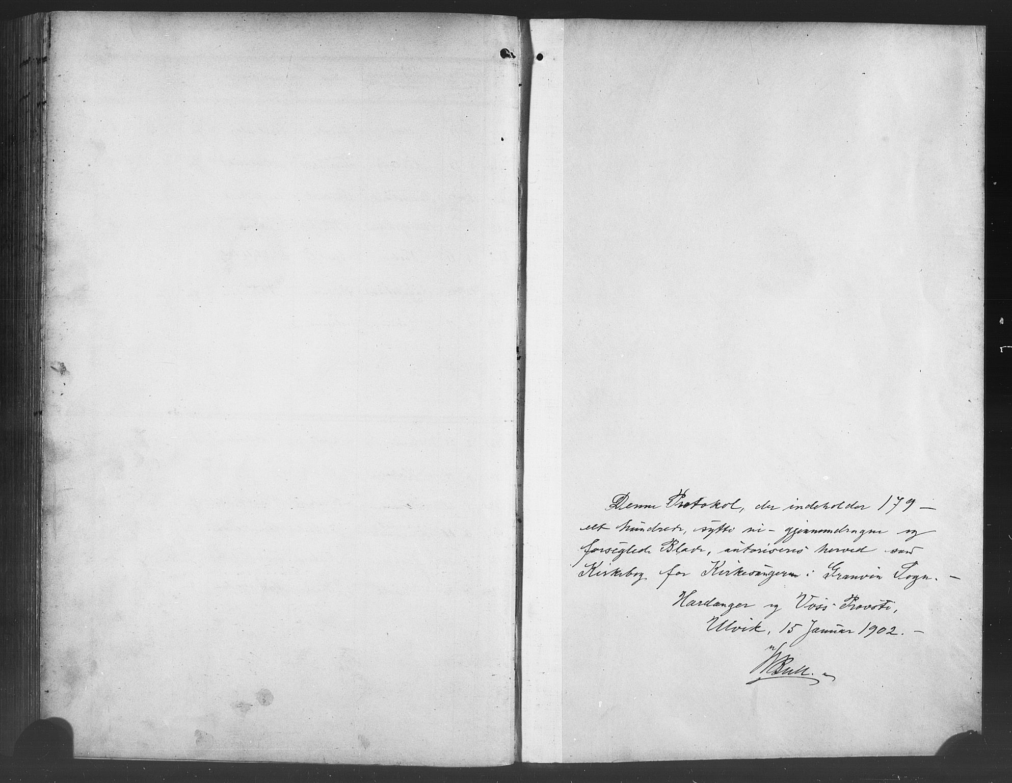 Ulvik sokneprestembete, SAB/A-78801/H/Hab: Parish register (copy) no. B 4, 1902-1923