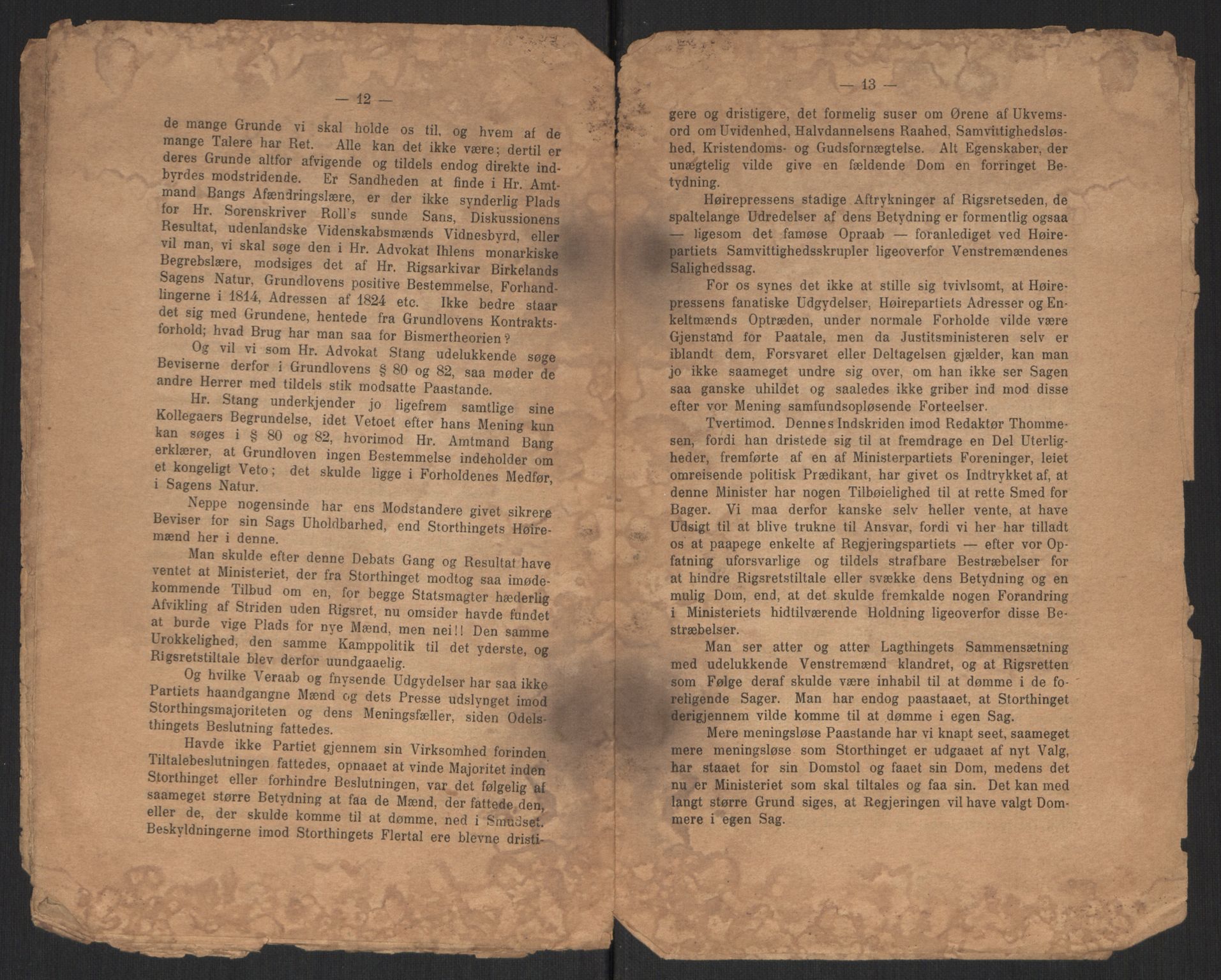 Venstres Hovedorganisasjon, RA/PA-0876/X/L0001: De eldste skrifter, 1860-1936, p. 426