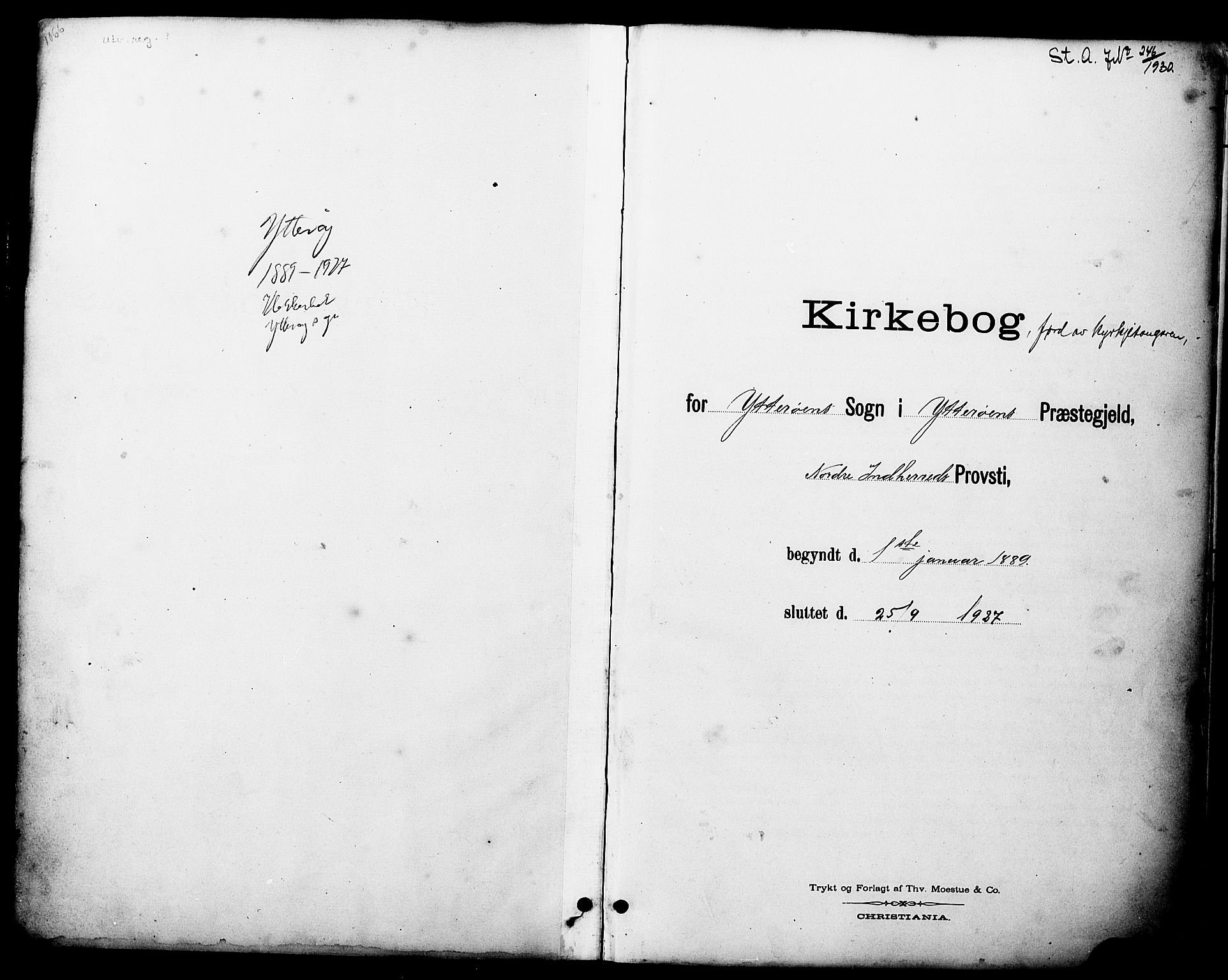 Ministerialprotokoller, klokkerbøker og fødselsregistre - Nord-Trøndelag, AV/SAT-A-1458/722/L0226: Parish register (copy) no. 722C02, 1889-1927