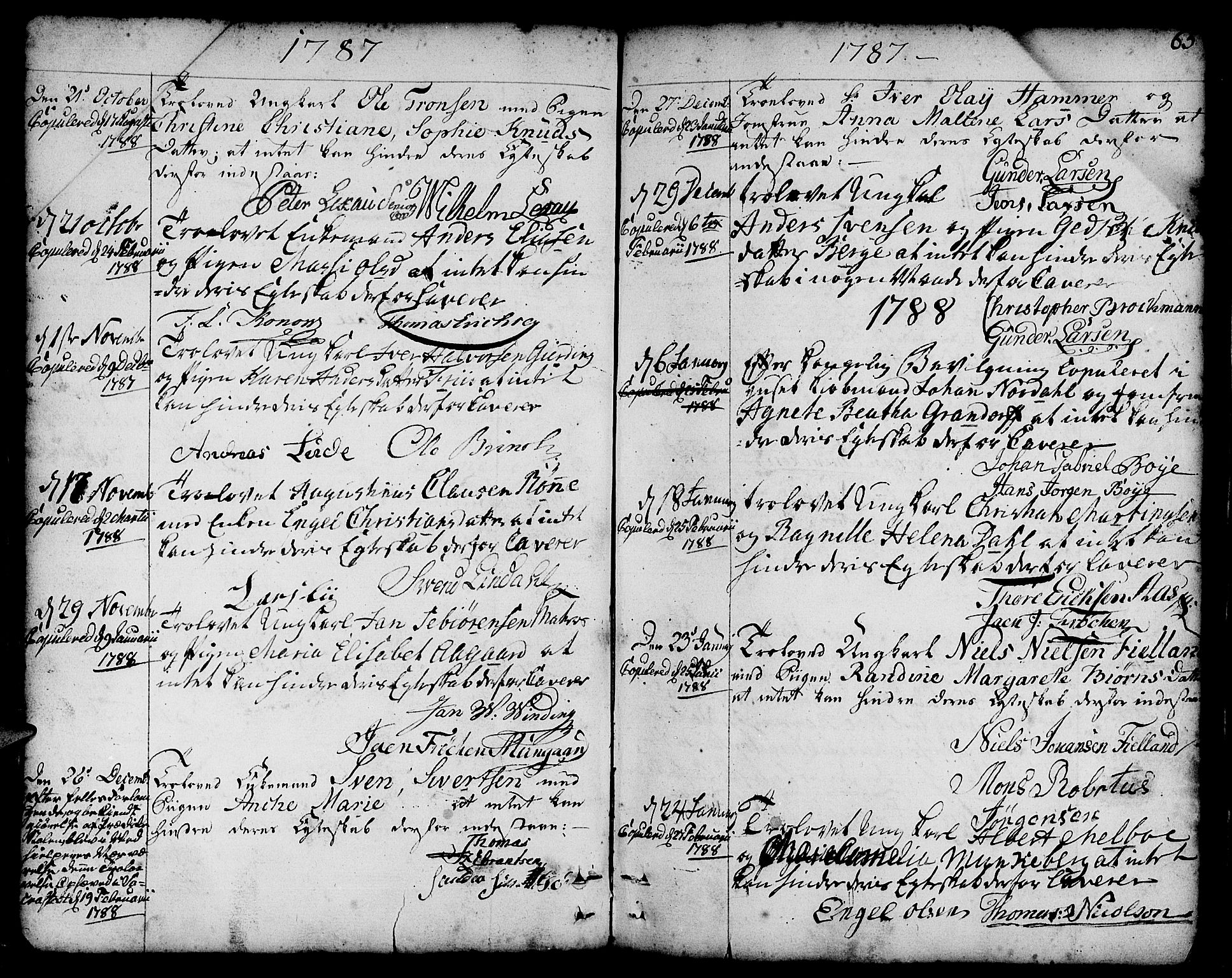 Nykirken Sokneprestembete, SAB/A-77101/H/Haa/L0008: Parish register (official) no. A 8, 1776-1814, p. 65