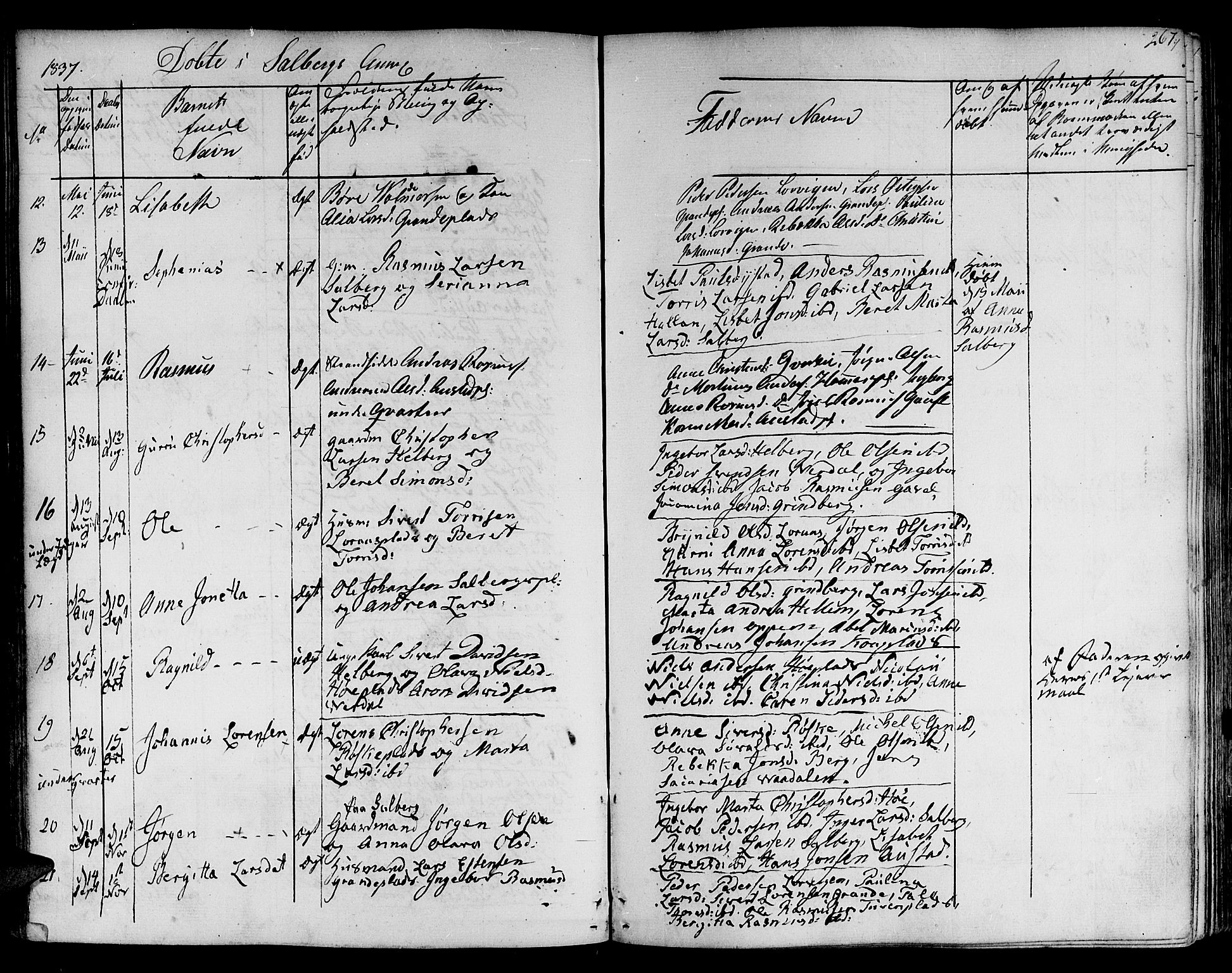 Ministerialprotokoller, klokkerbøker og fødselsregistre - Nord-Trøndelag, SAT/A-1458/730/L0277: Parish register (official) no. 730A06 /2, 1831-1839, p. 267