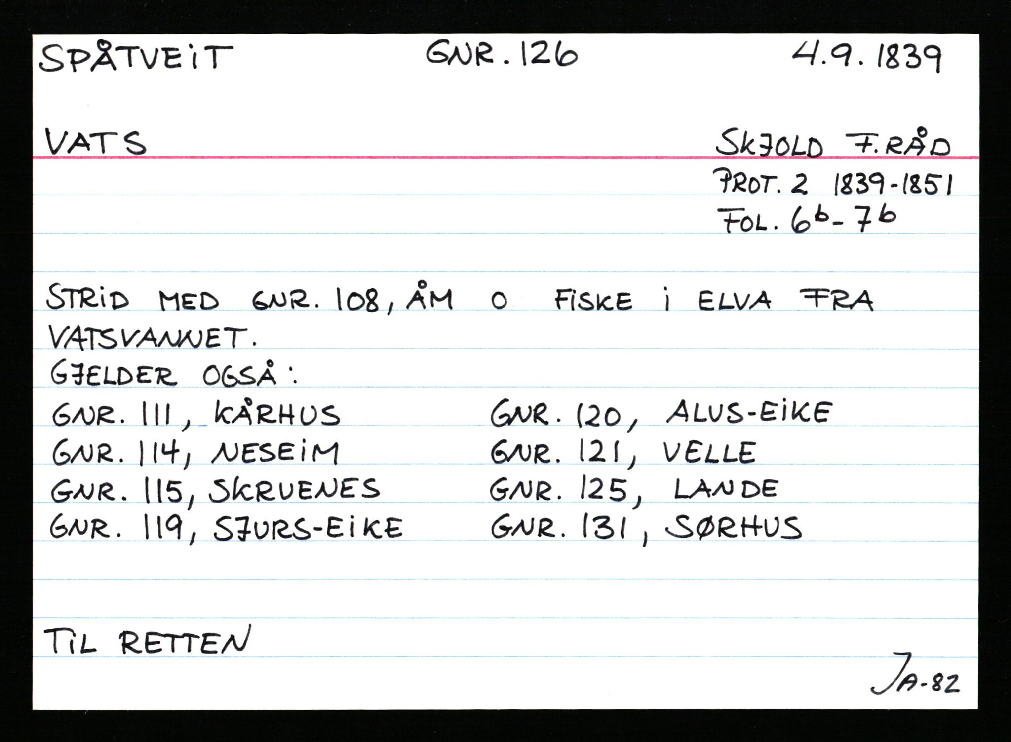 Statsarkivet i Stavanger, AV/SAST-A-101971/03/Y/Ym/L0054: Åstedskort sortert etter gårdsnavn: Soleim - Stavneim, 1600-1950, p. 157