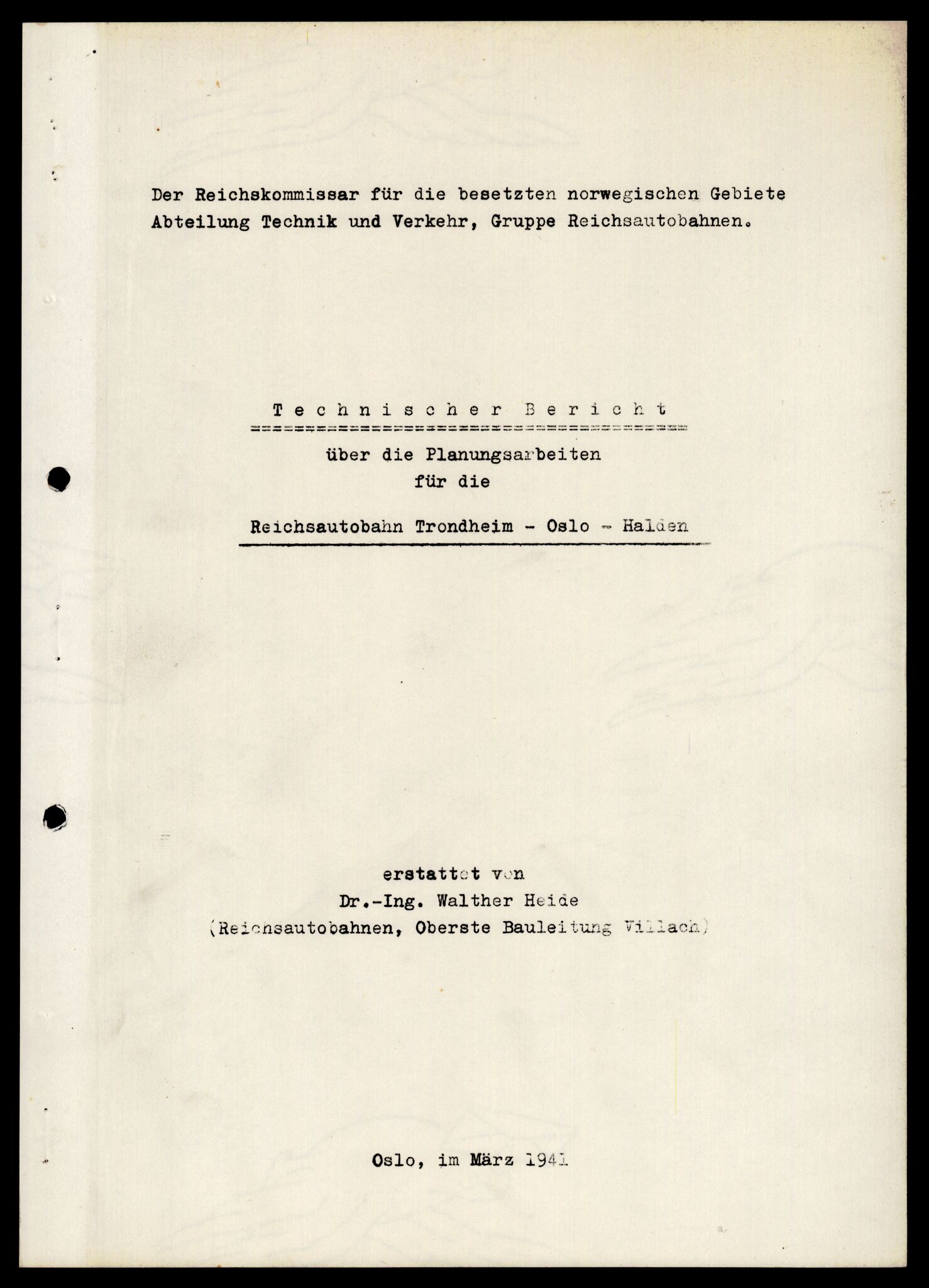 Forsvarets Overkommando. 2 kontor. Arkiv 11.4. Spredte tyske arkivsaker, AV/RA-RAFA-7031/D/Dar/Darb/L0001: Reichskommissariat - Hauptabteilung Technik und Verkehr, 1940-1944, p. 31